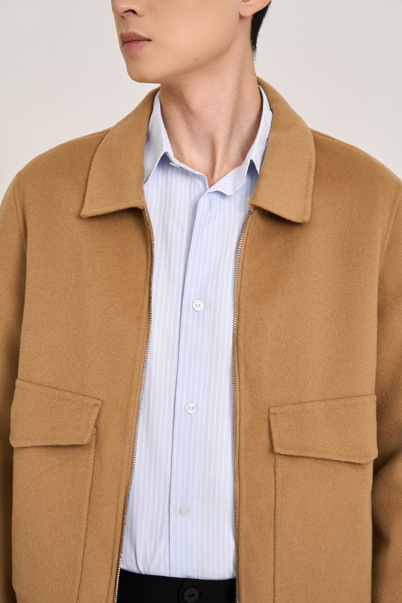 Áo khoác dạ lông cừu