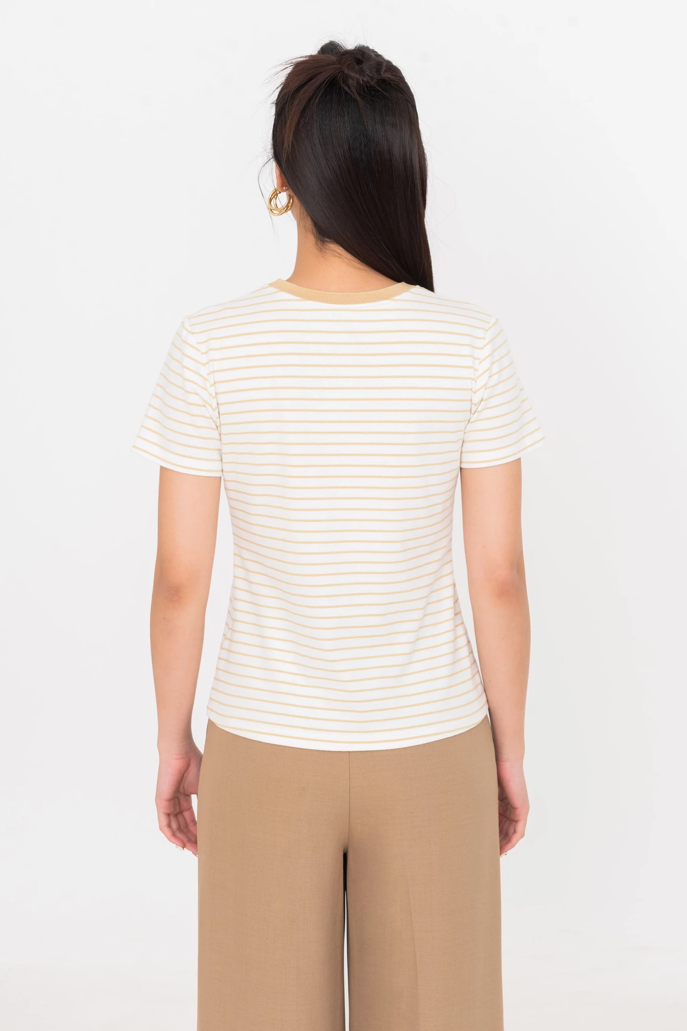 Red Striped T Shirt - Áo thun kẻ cotton