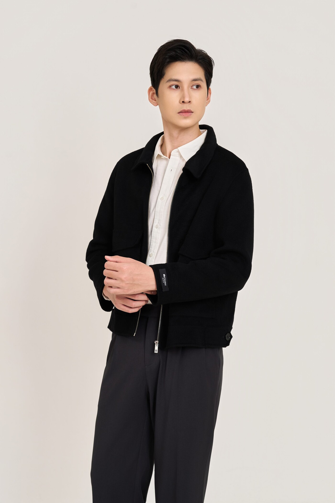 Áo khoác dạ lông cừu