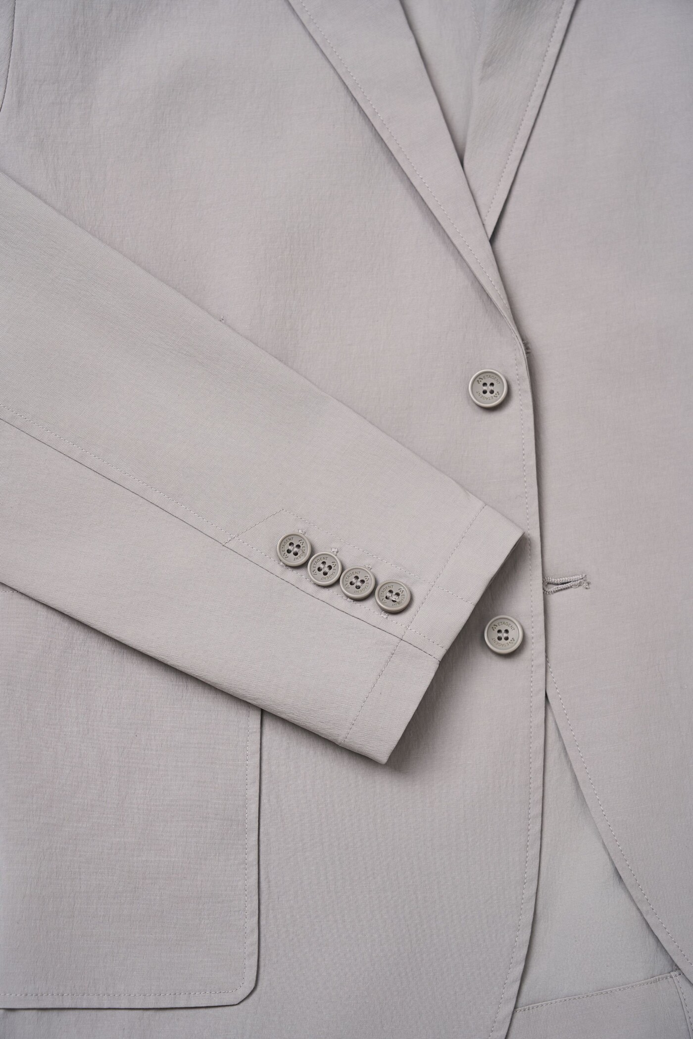 Prime Blazer Seersucker túi vuông