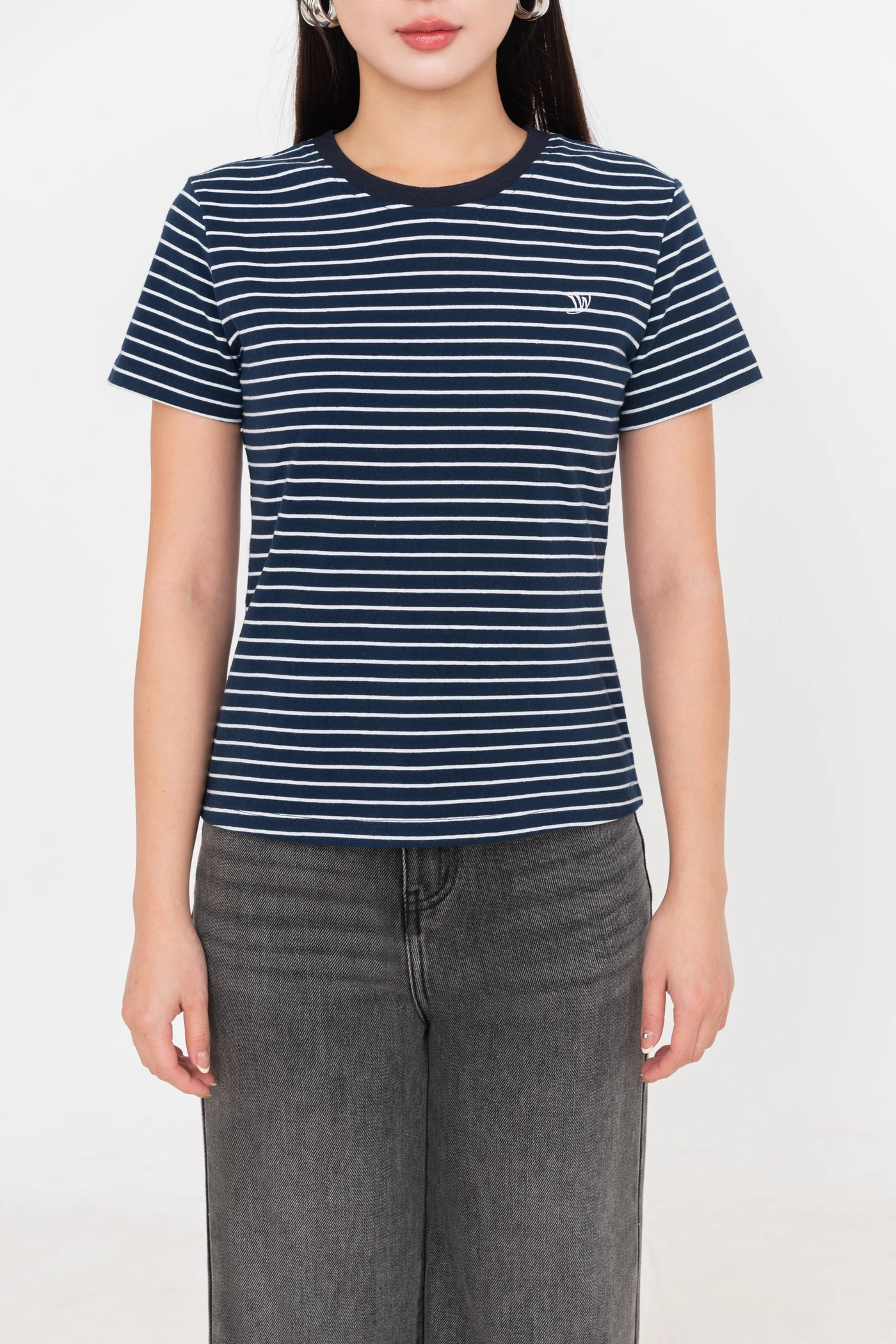 Red Striped T Shirt - Áo thun kẻ cotton