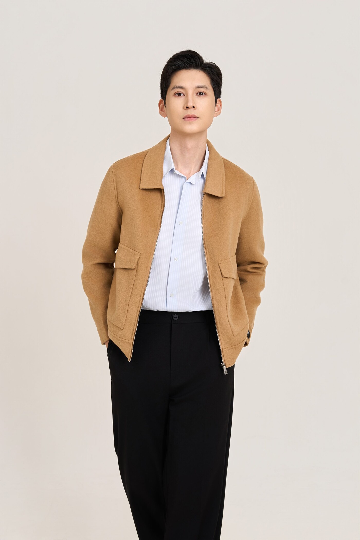 Áo khoác dạ lông cừu