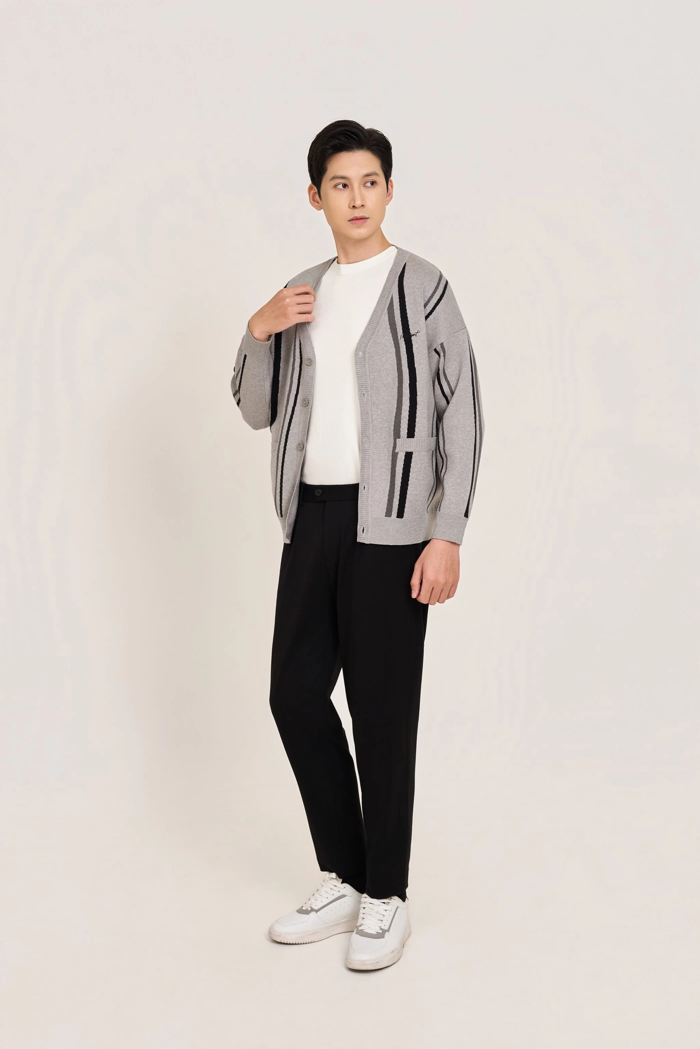 Quần Âu Simple Luxe cropped Slim fit