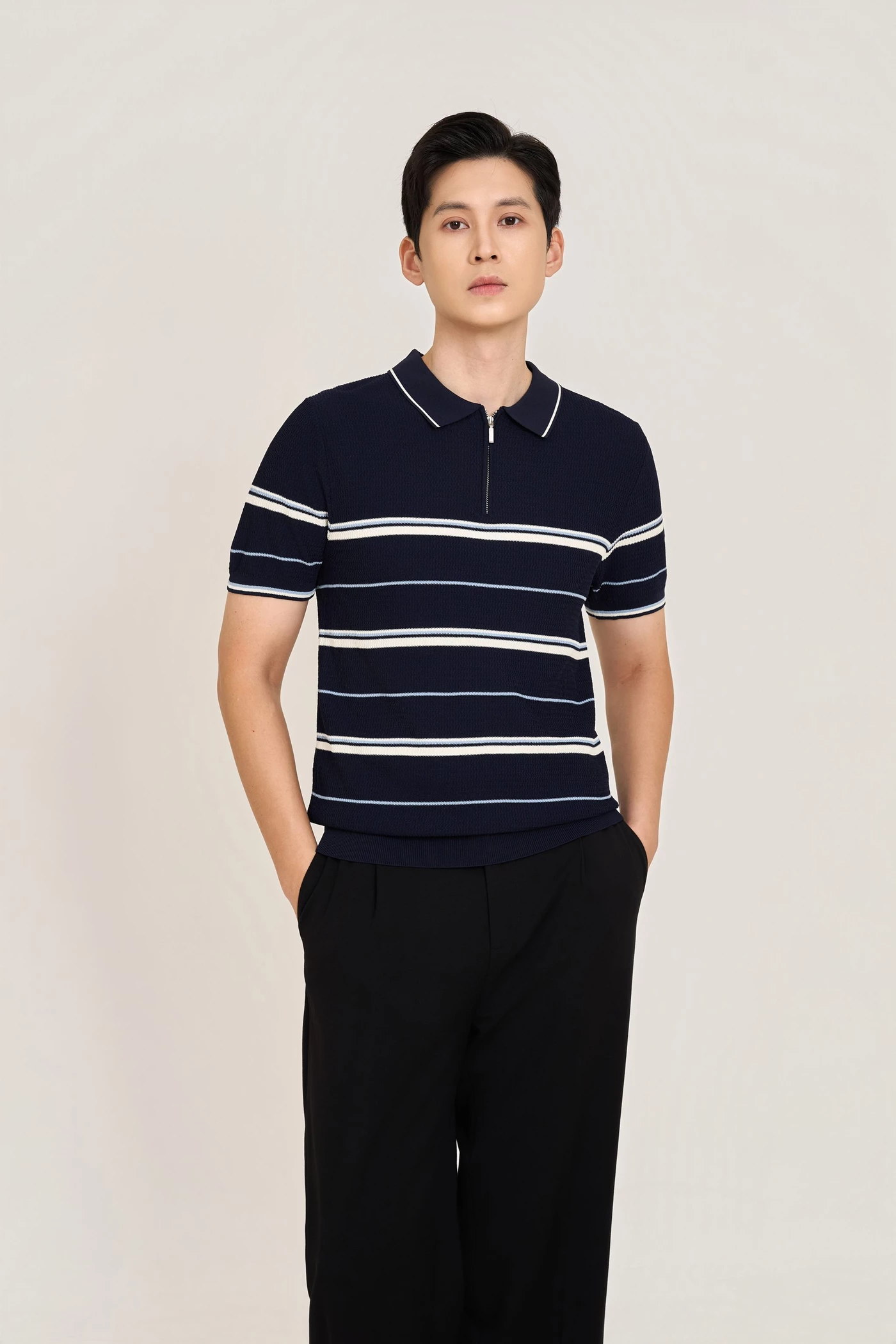 Áo Polo len Regular fit