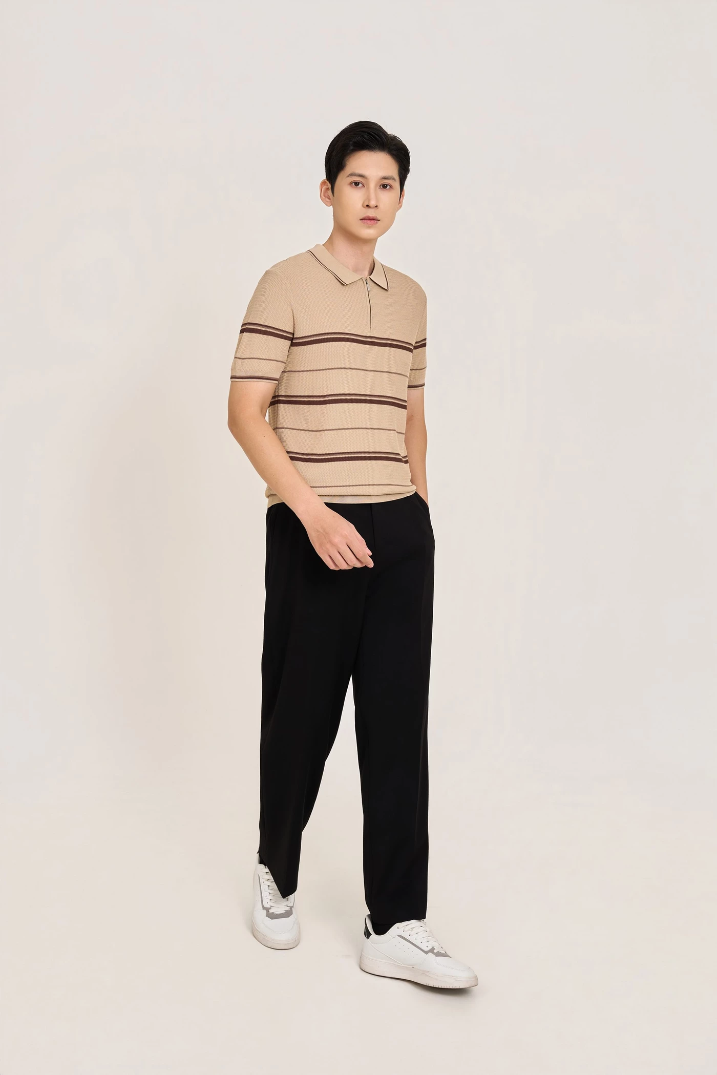 Áo Polo len Regular fit