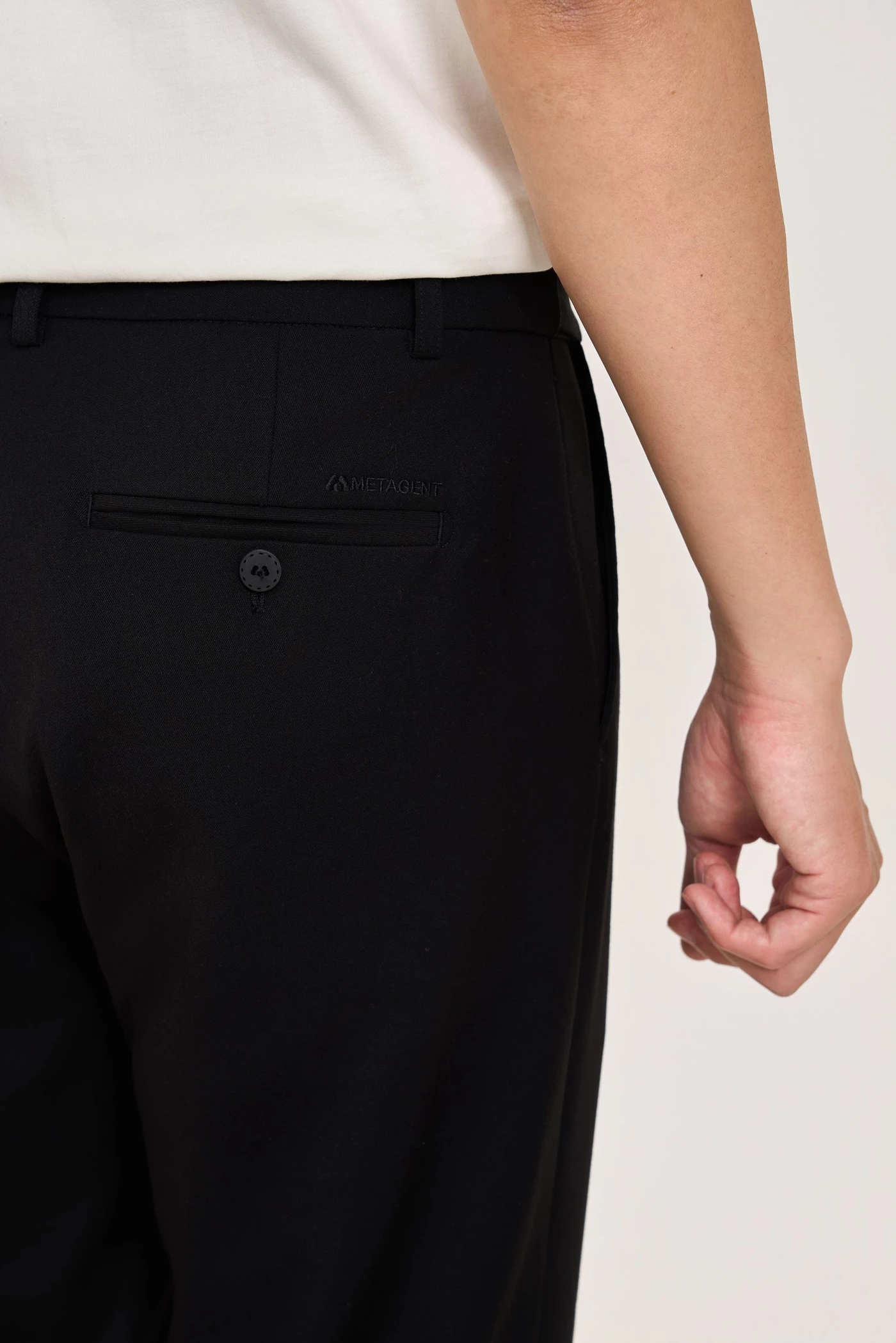 Quần Âu Simple Luxe cropped Slim fit