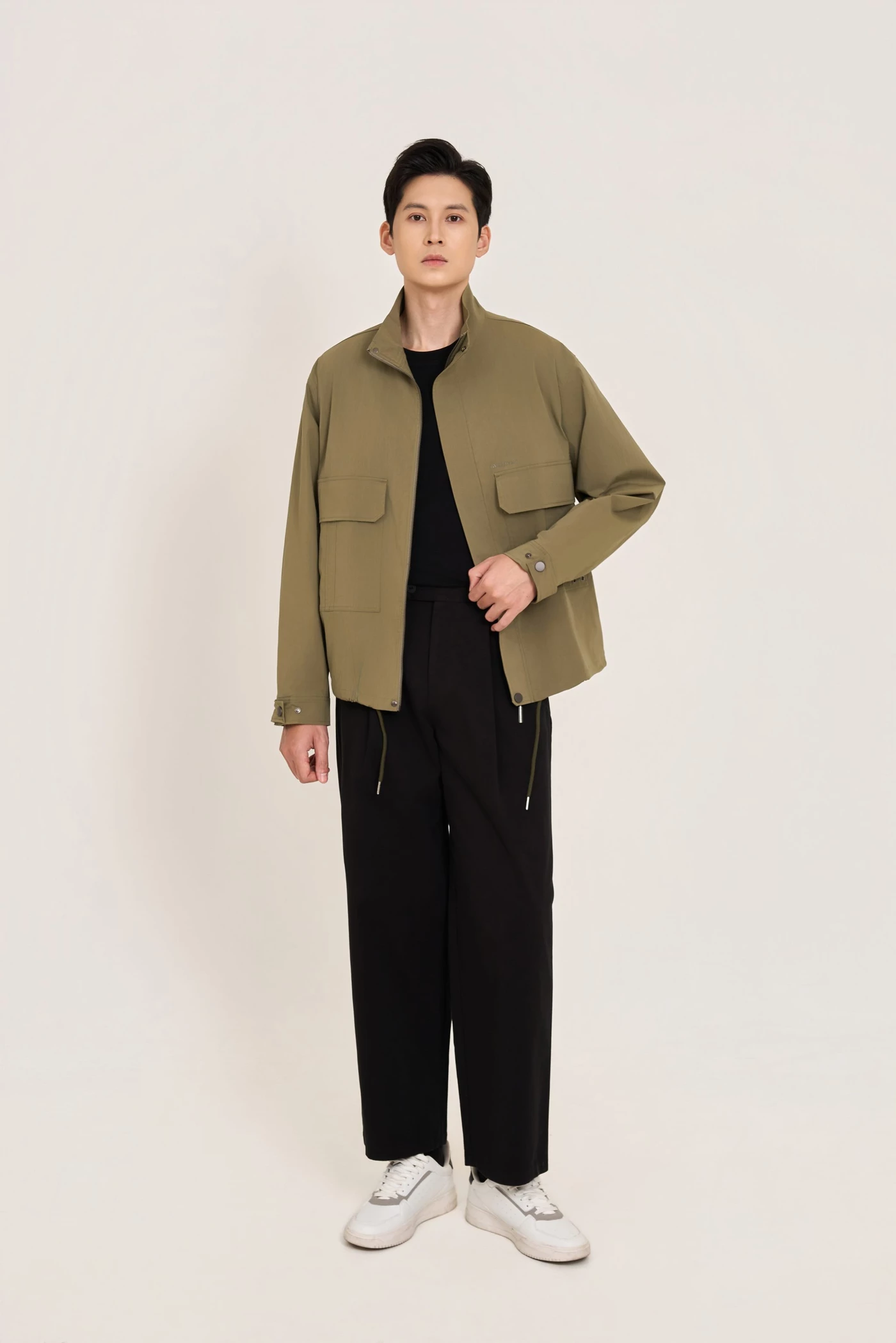 Áo khoác gió nhăn Wind Wavy