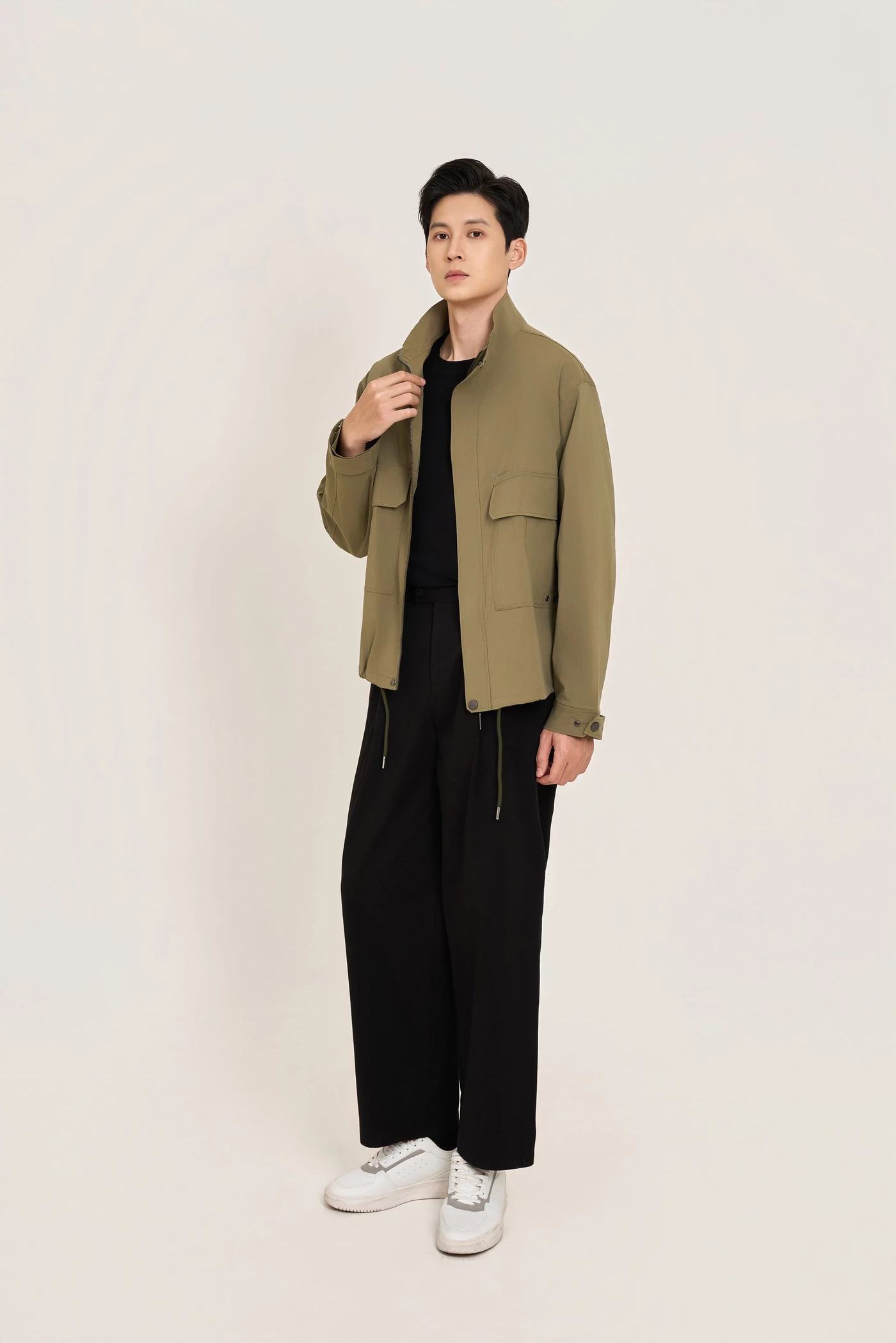 Áo khoác gió nhăn Wind Wavy