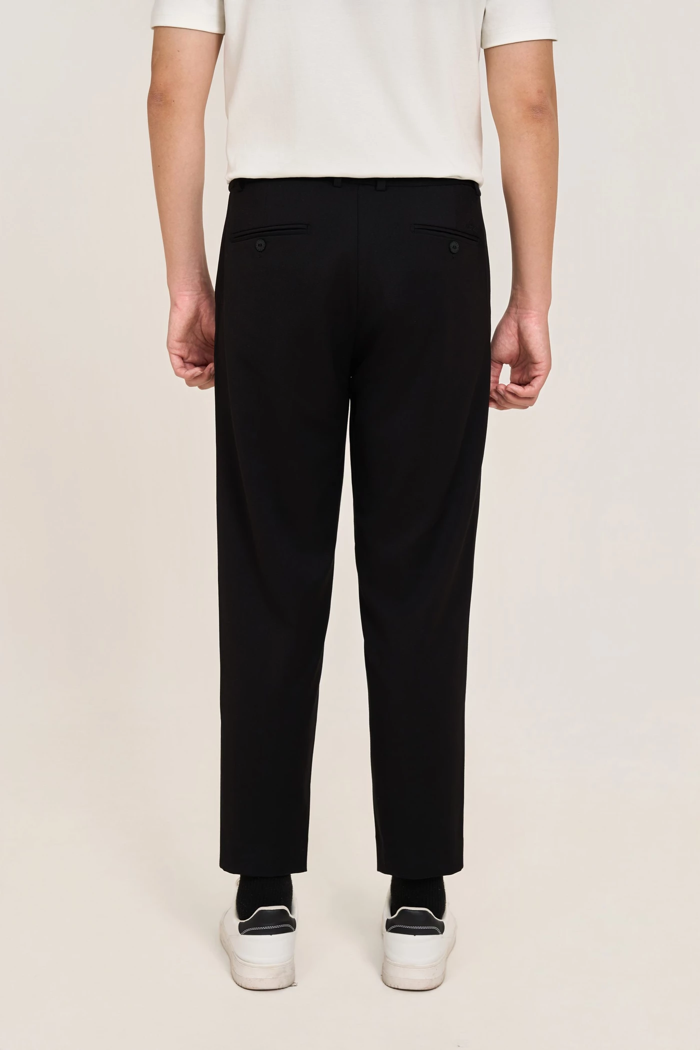Quần Âu Simple Luxe cropped Slim fit