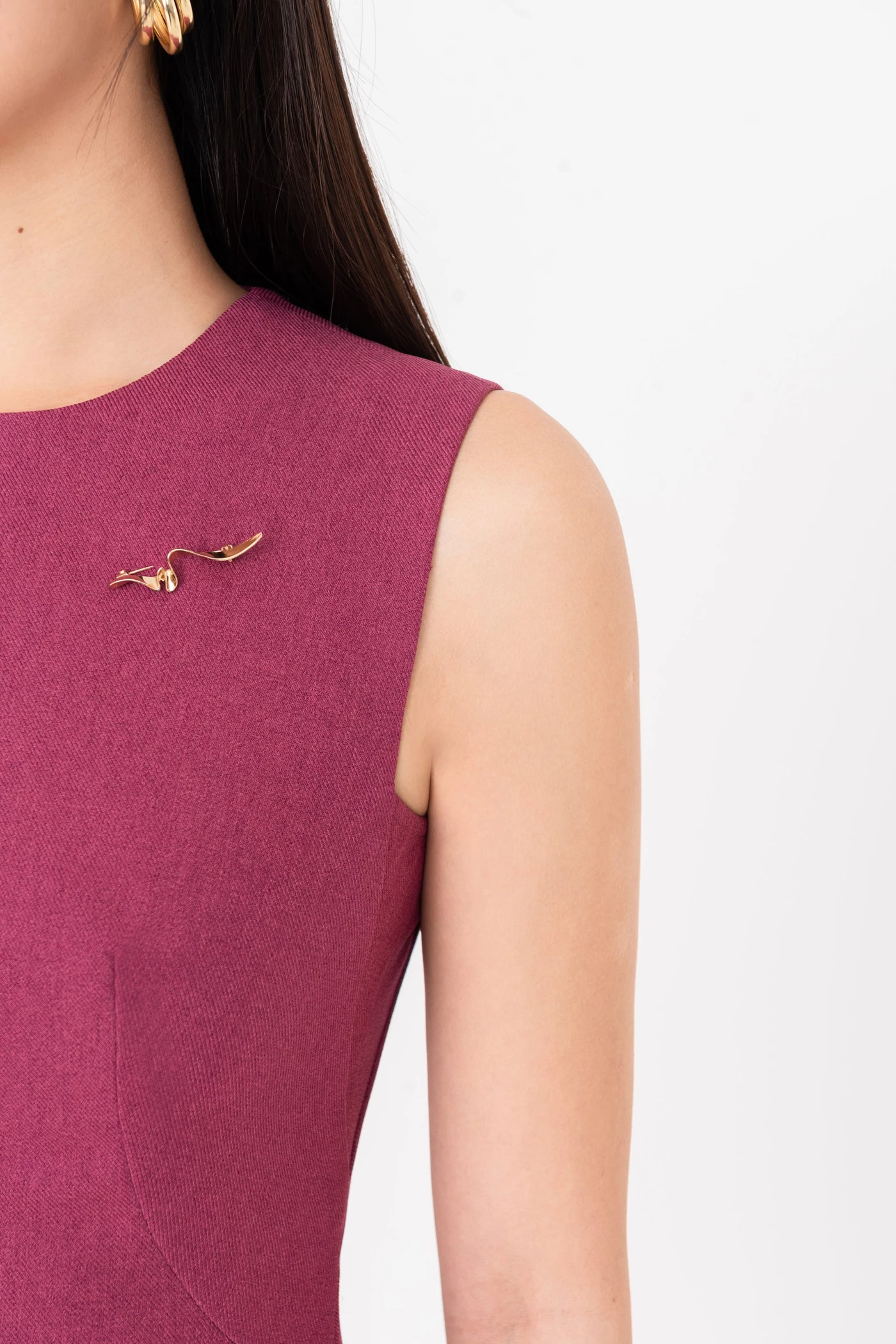 Đầm A xếp ly Rose Ruby