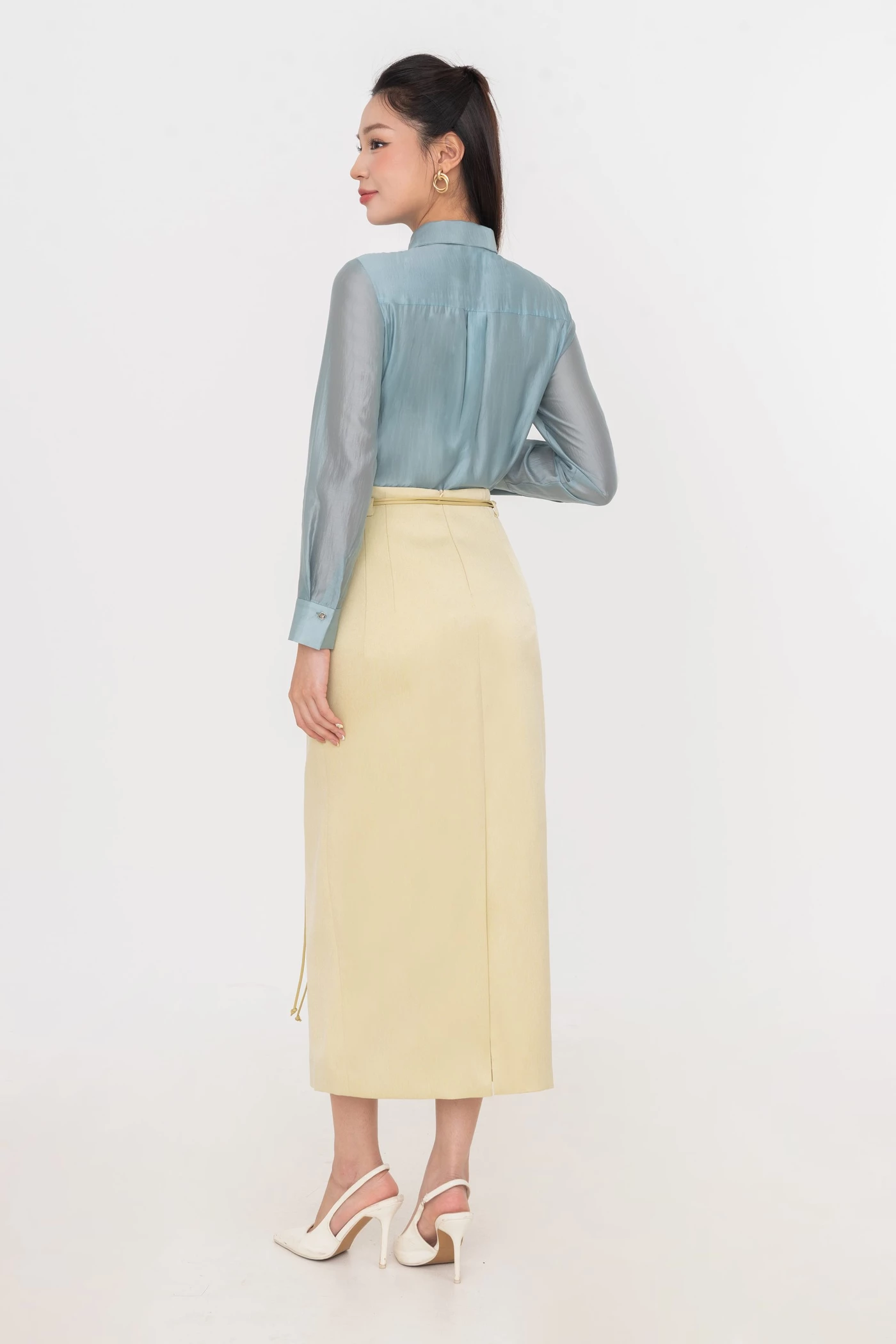 Áo sơ mi Tencel Blue