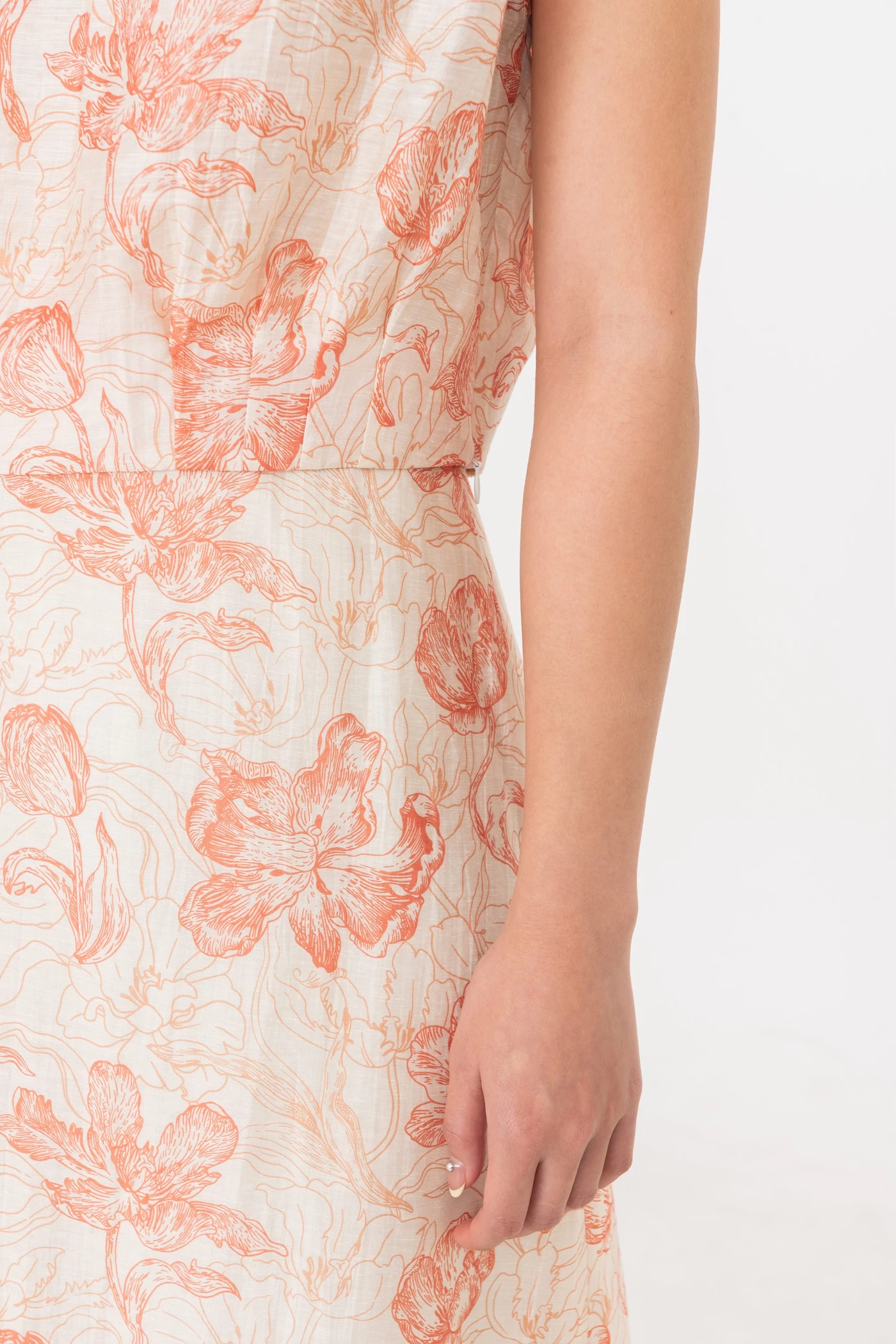 Chân váy Floral Coral