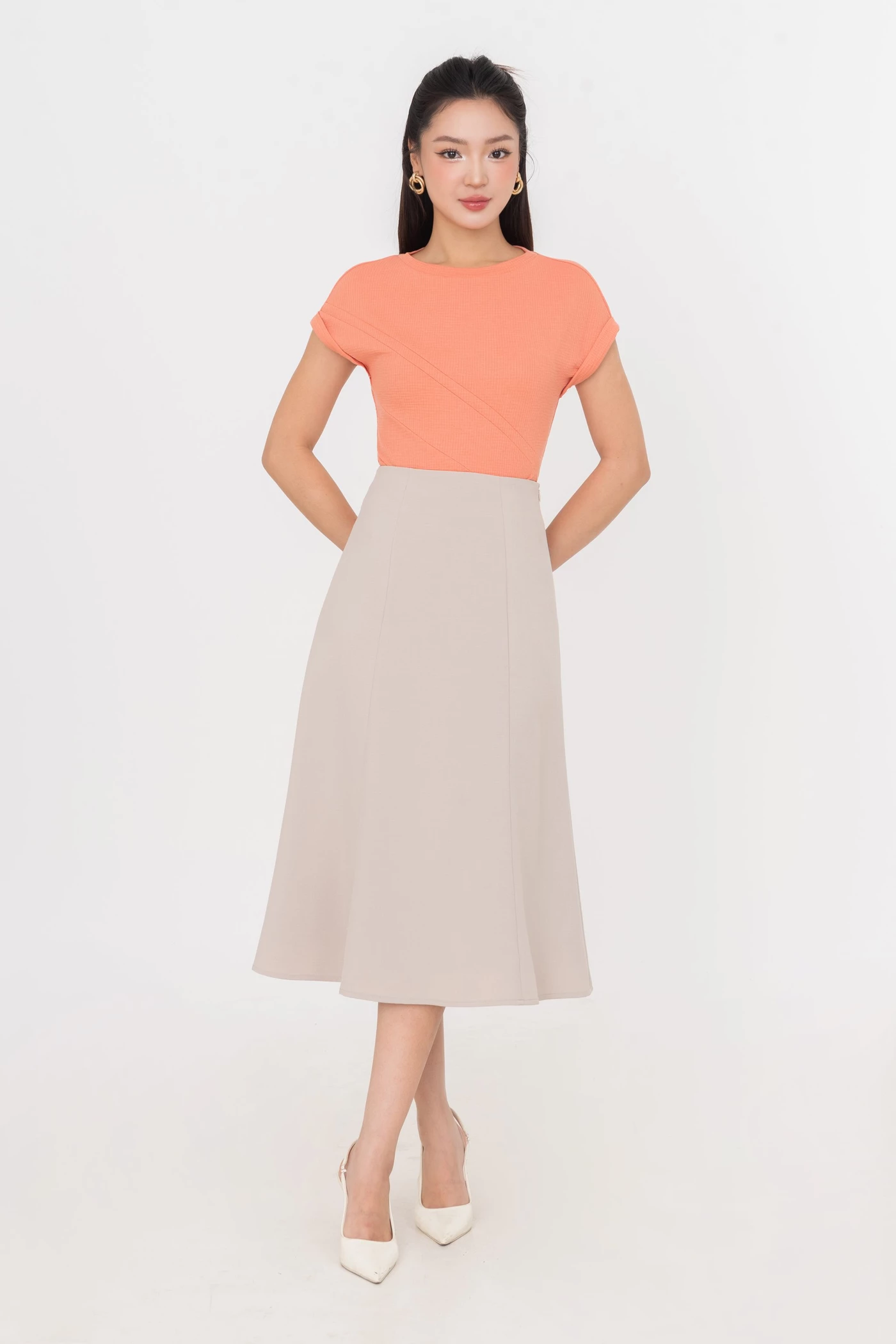 Chân váy Midi Petals