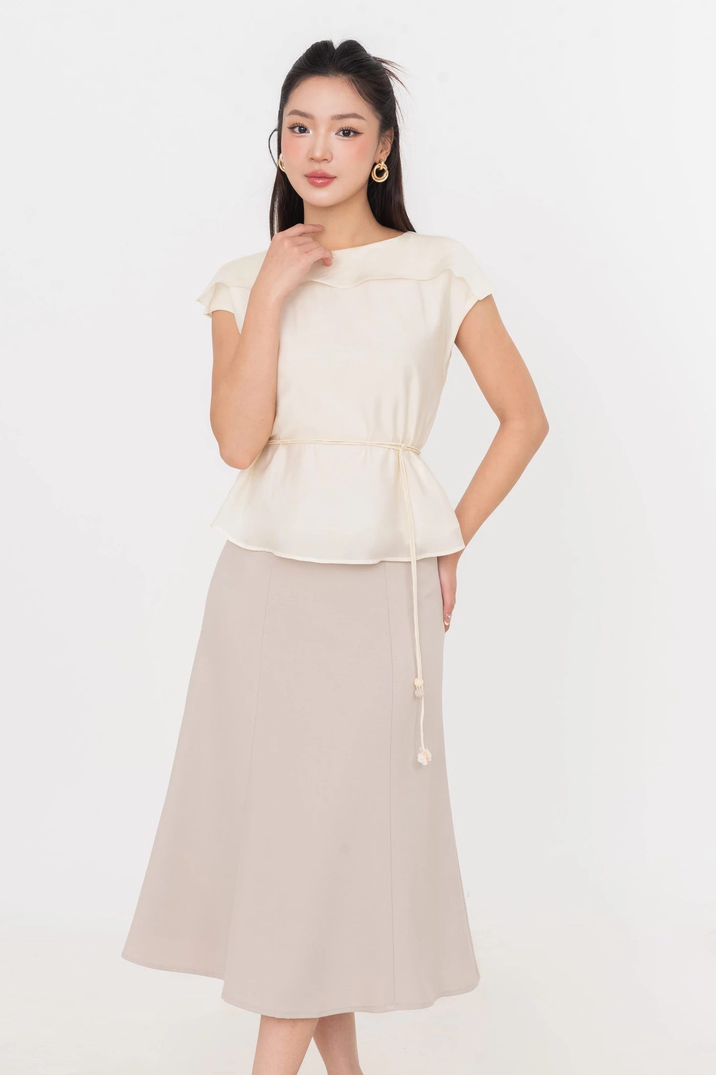 Áo sơ mi Tencel Petals