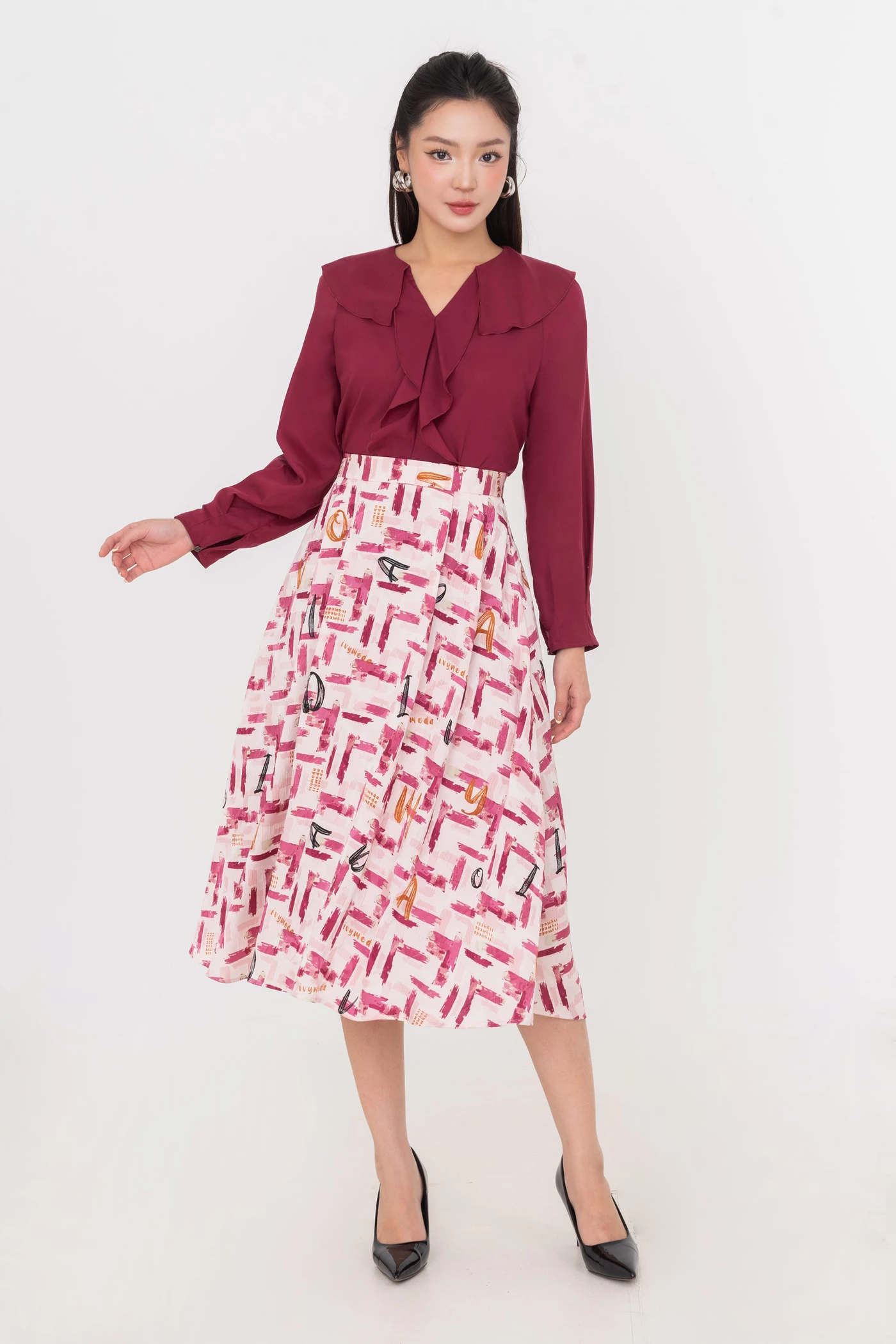 Chân váy Ruby Art Midi