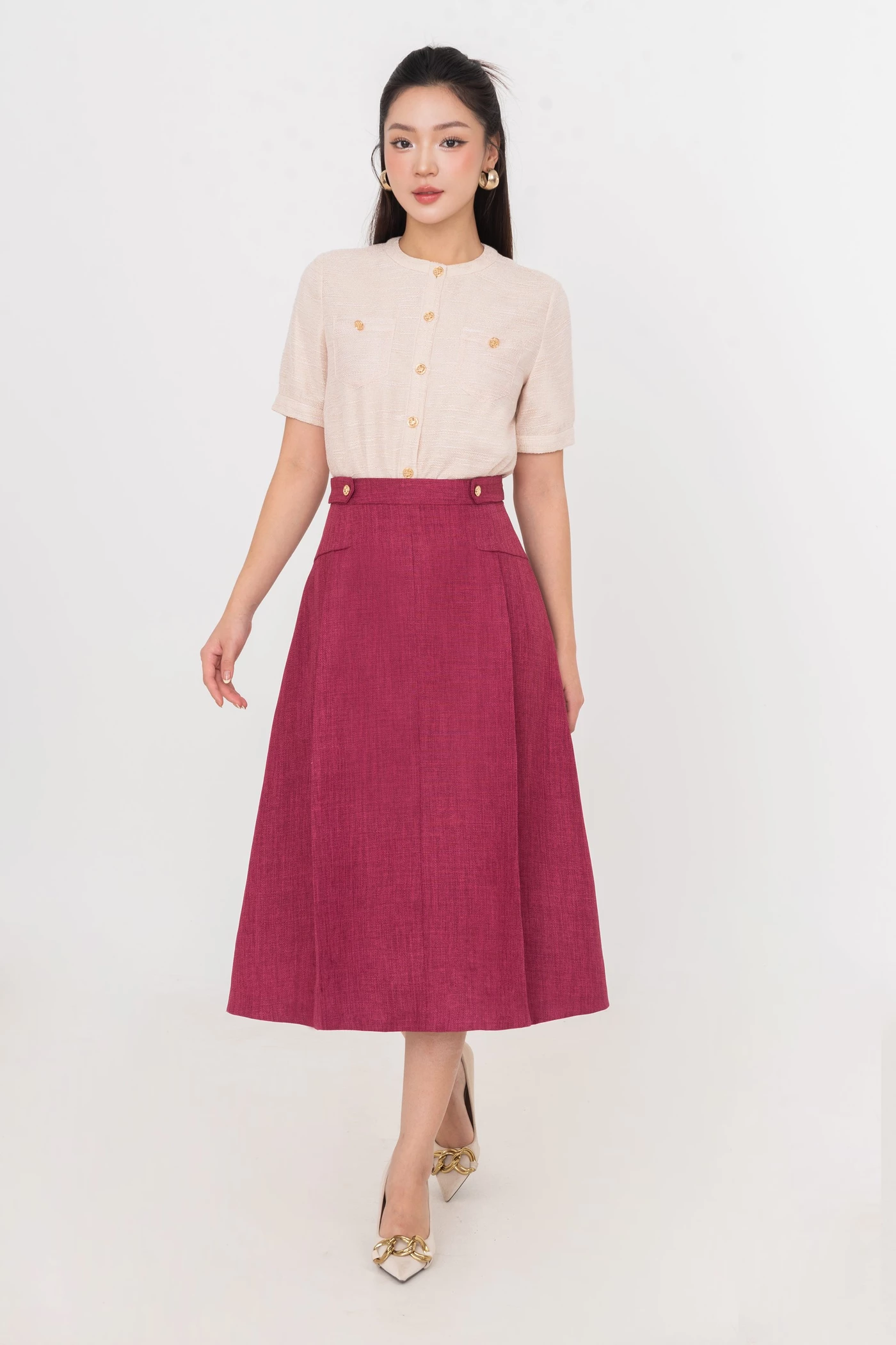 Chân váy Ruby Tweed Midi