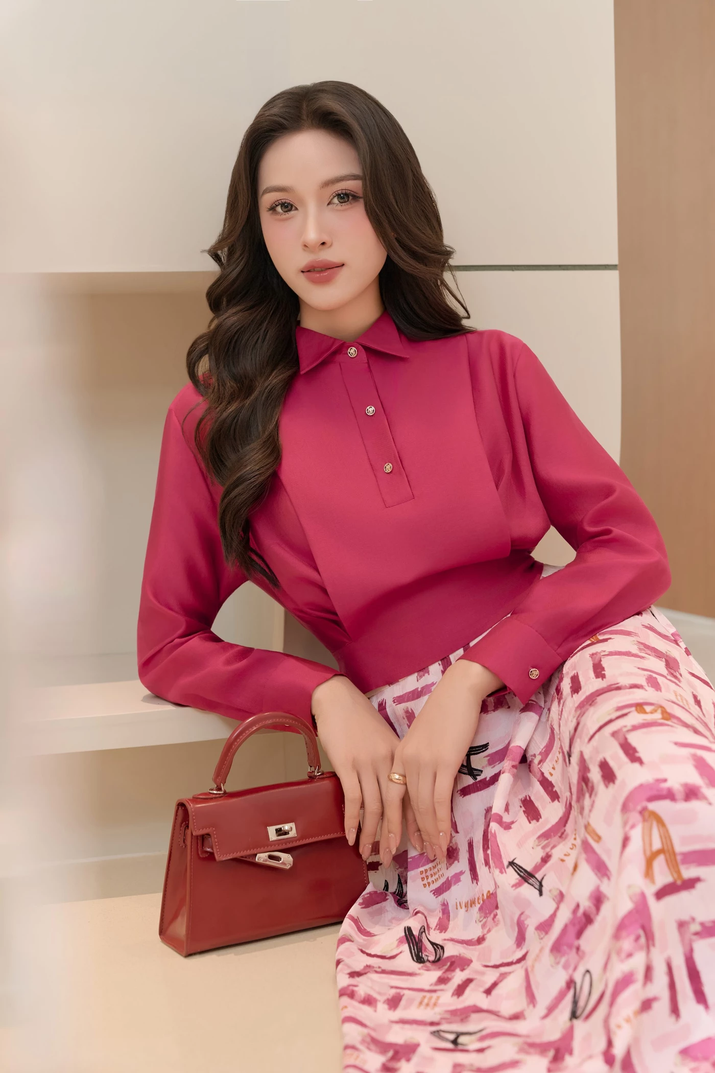 Chân váy Ruby Art Midi