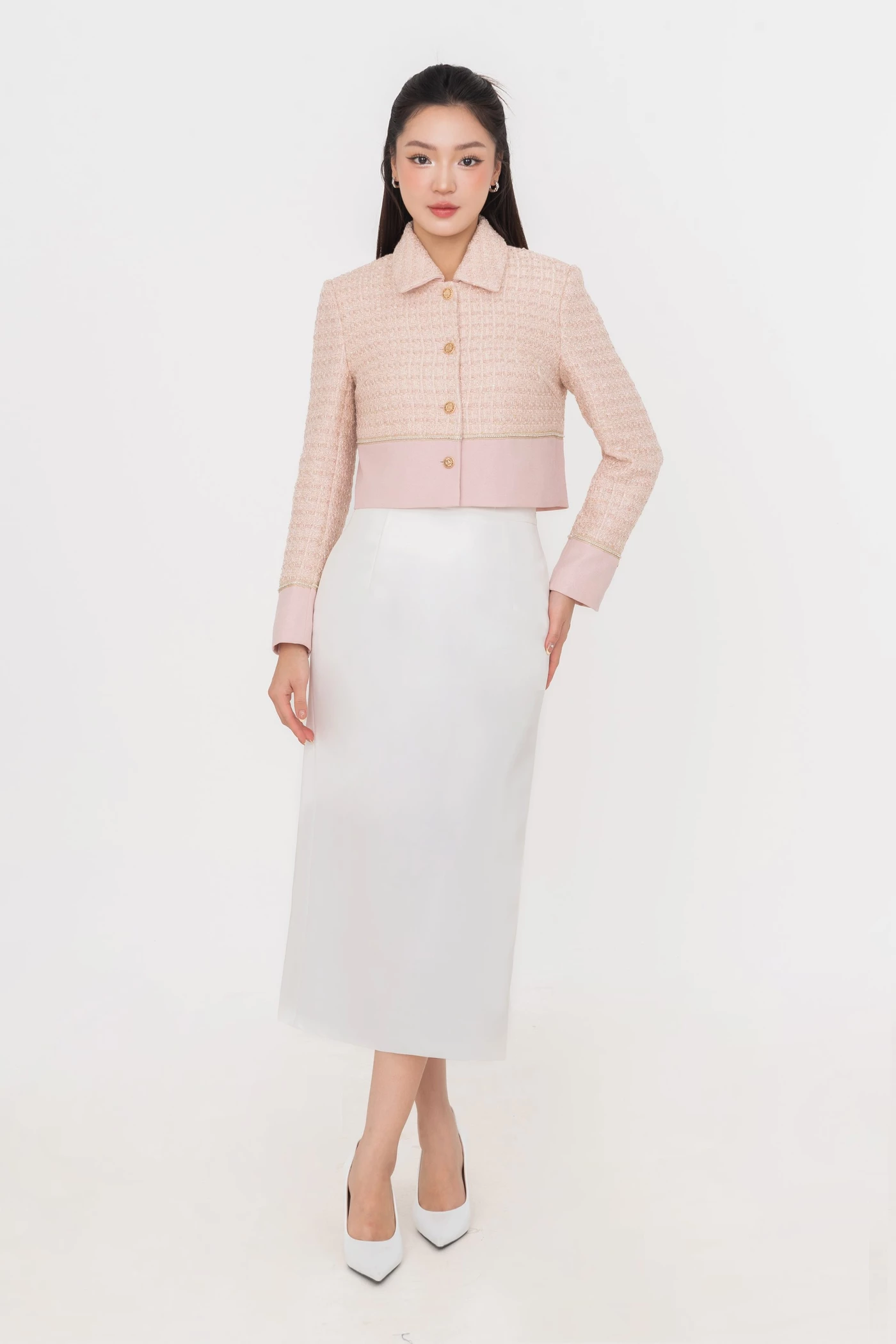 Áo khoác Tweed Ruby Classic