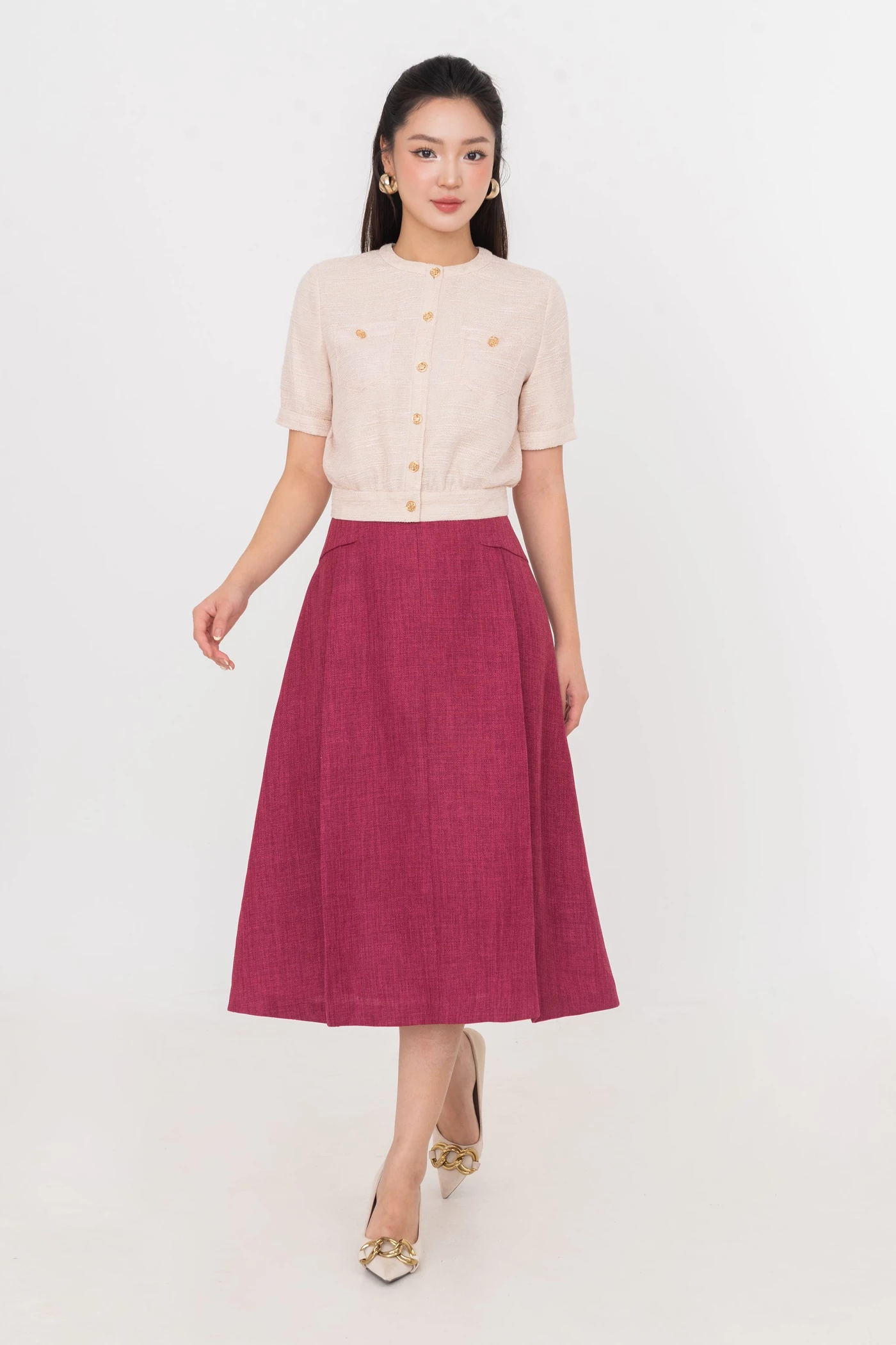 Chân váy Ruby Tweed Midi