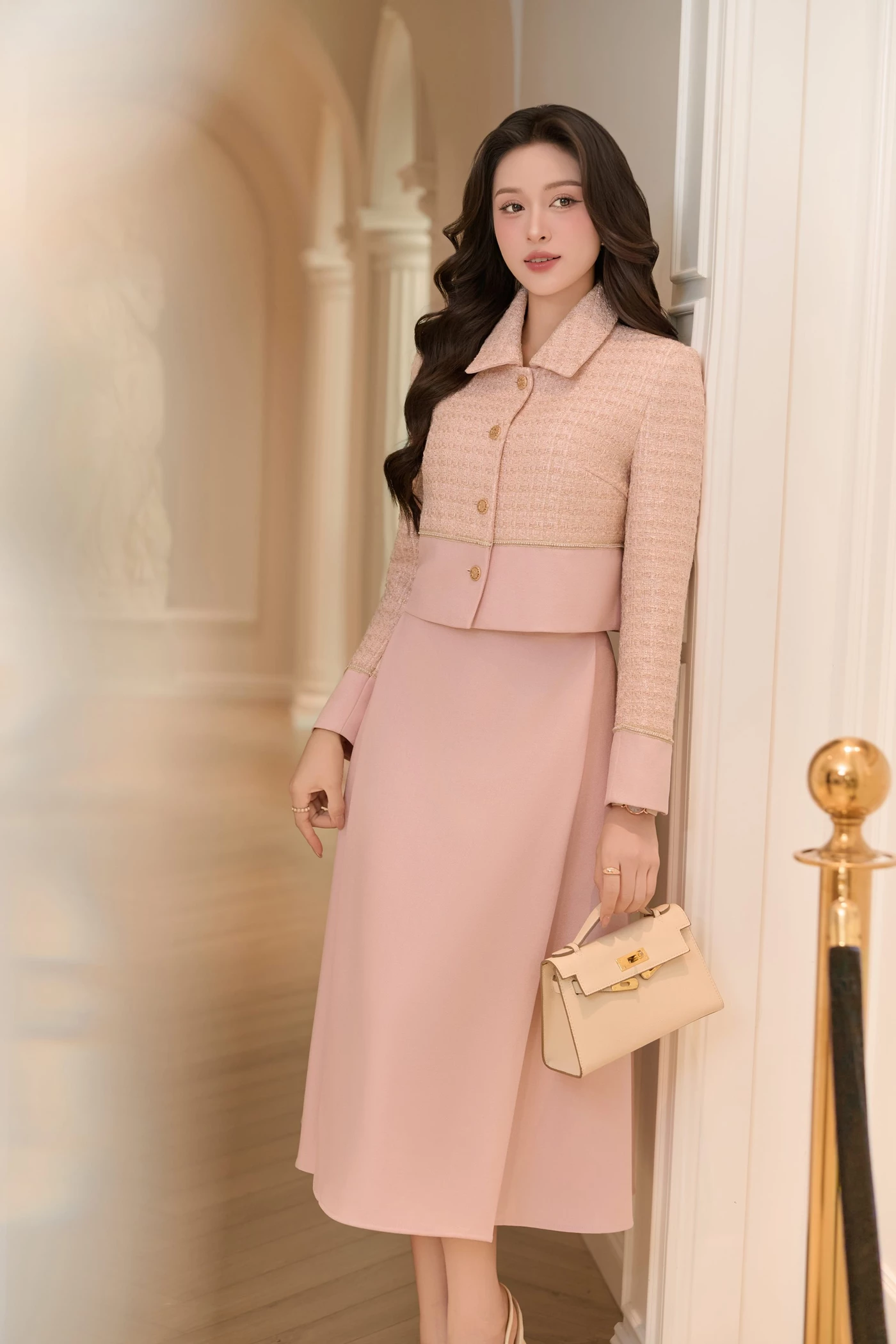 Áo khoác Tweed Ruby Classic