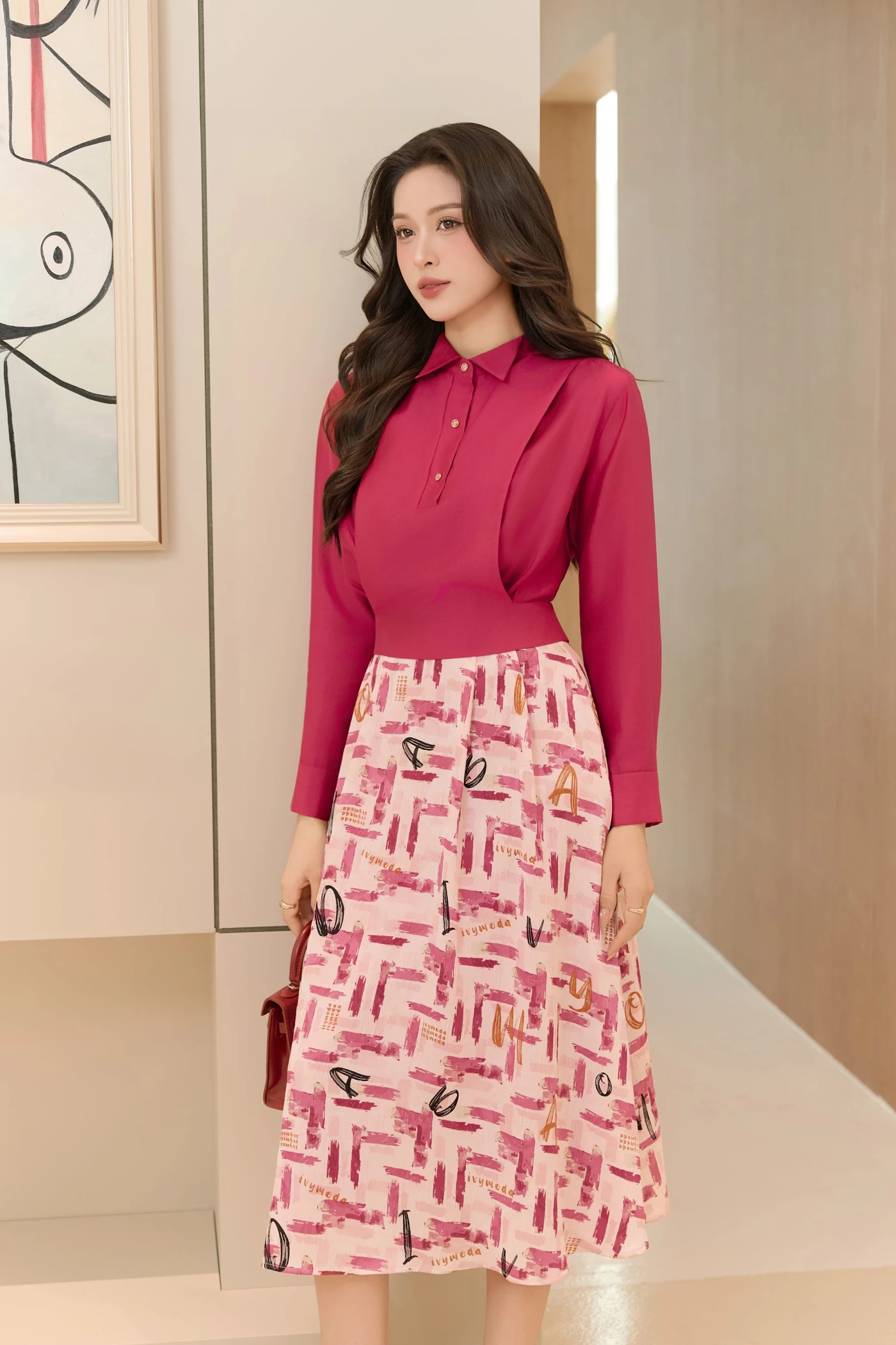 Chân váy Ruby Art Midi