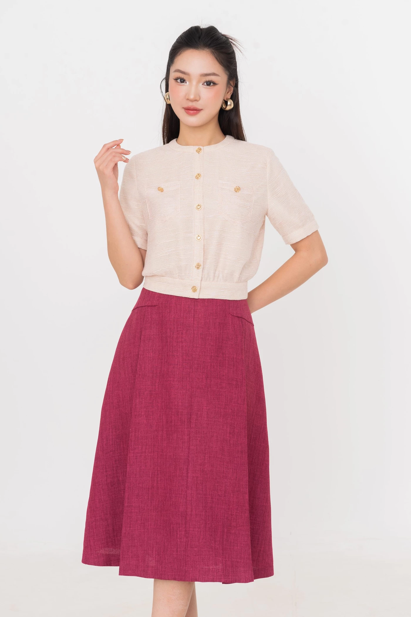 Chân váy Ruby Tweed Midi