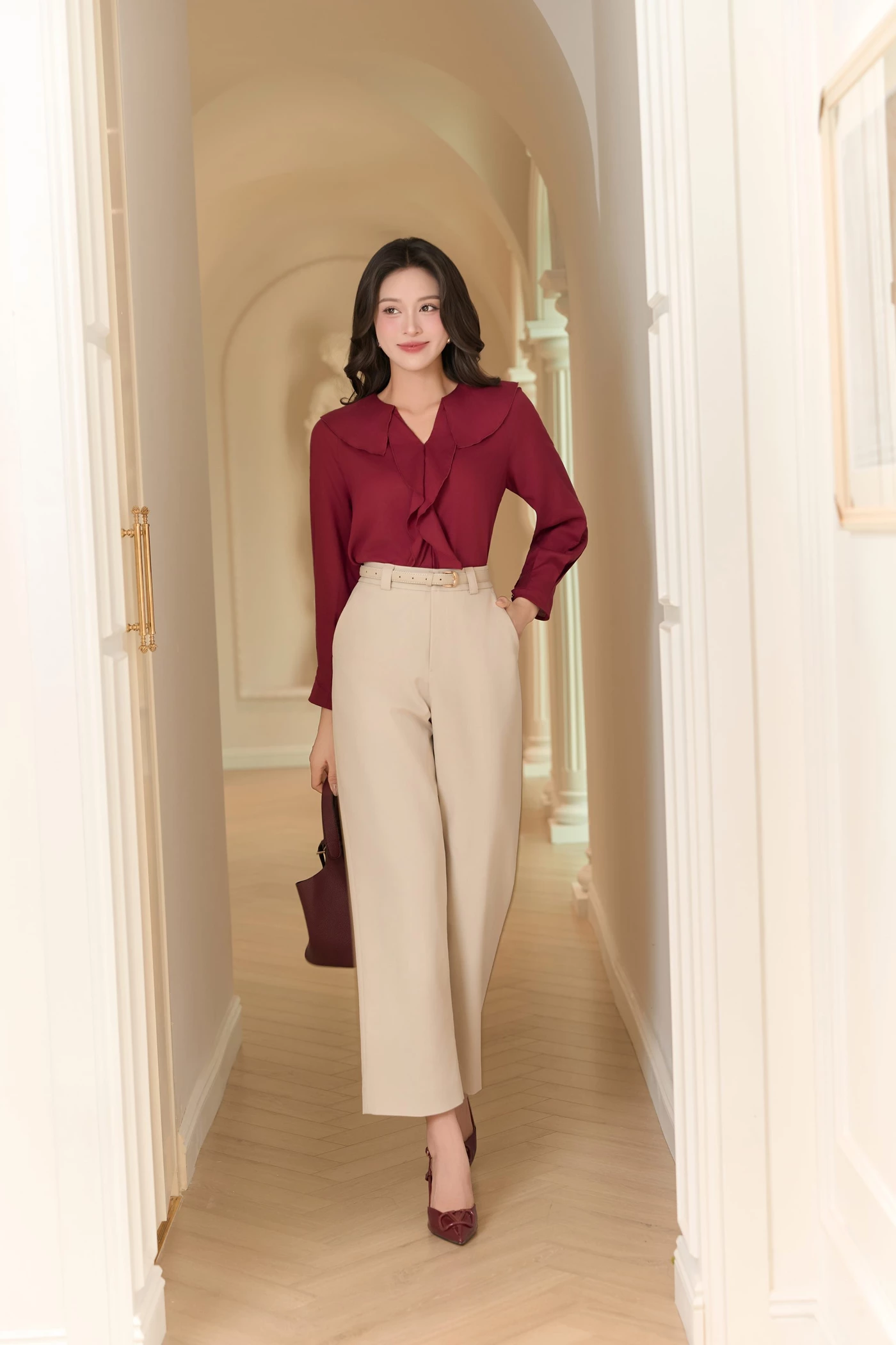 Áo sơ mi Ruby Drape