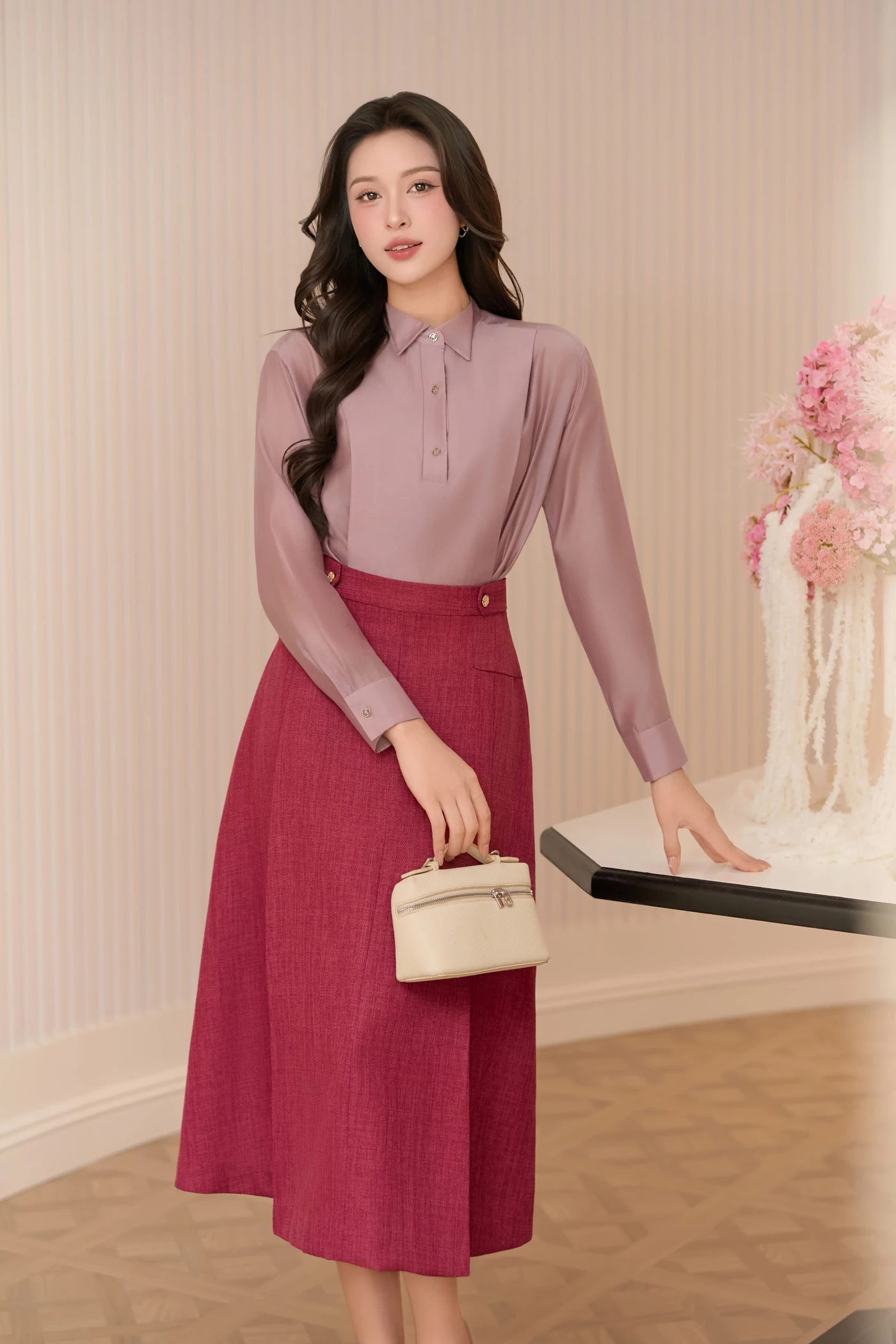 Chân váy Ruby Tweed Midi