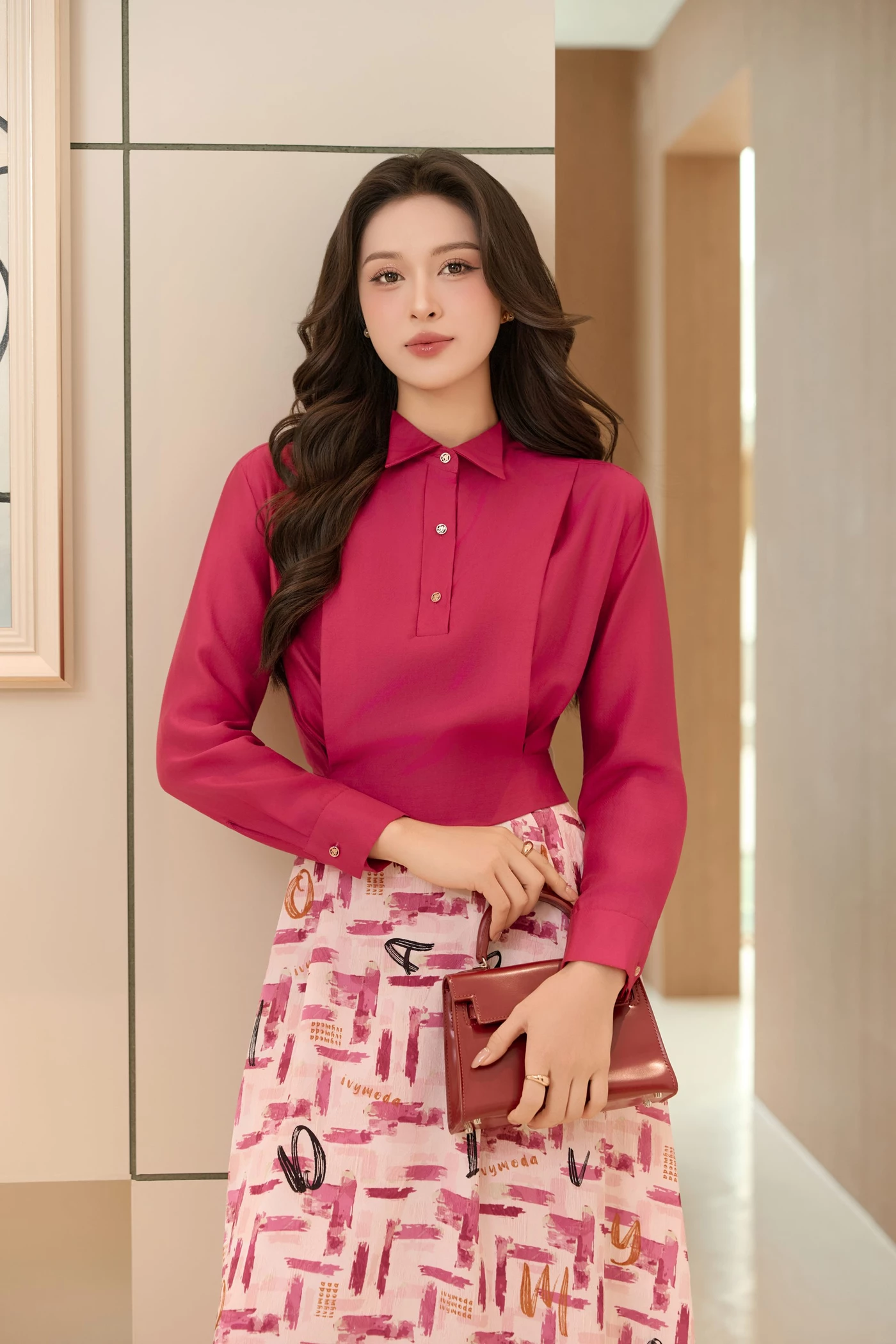 Chân váy Ruby Art Midi