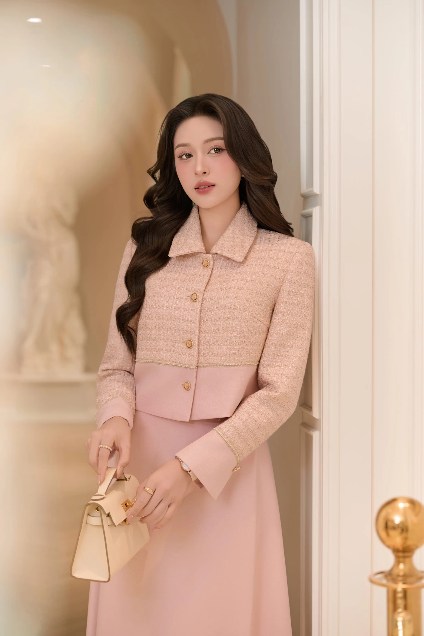 Áo khoác Tweed Ruby Classic