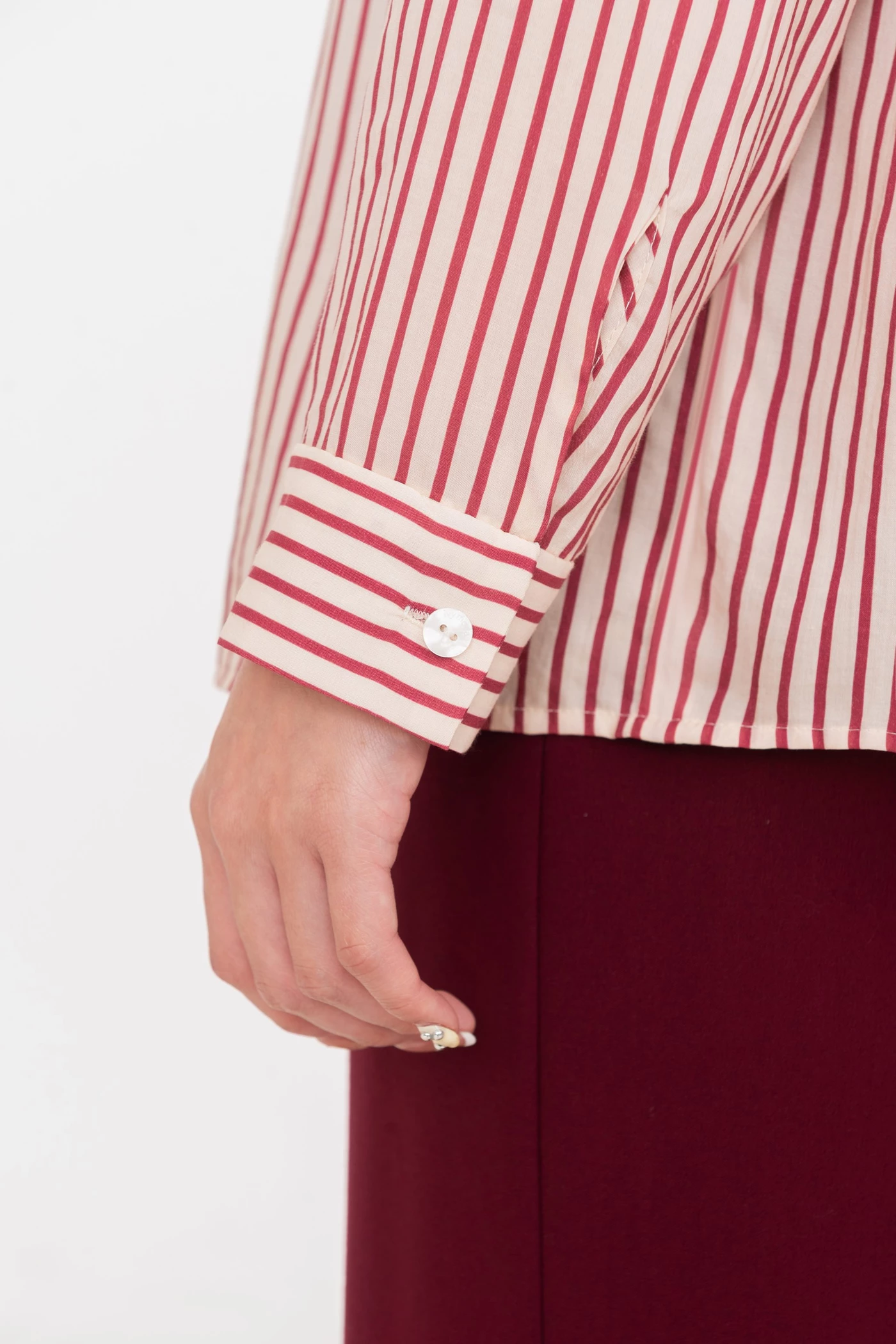 Áo sơ mi Stripe Tencel