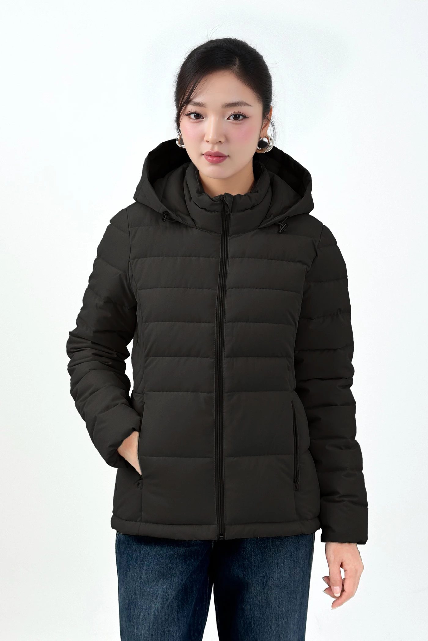 Áo phao Hooded Puffer