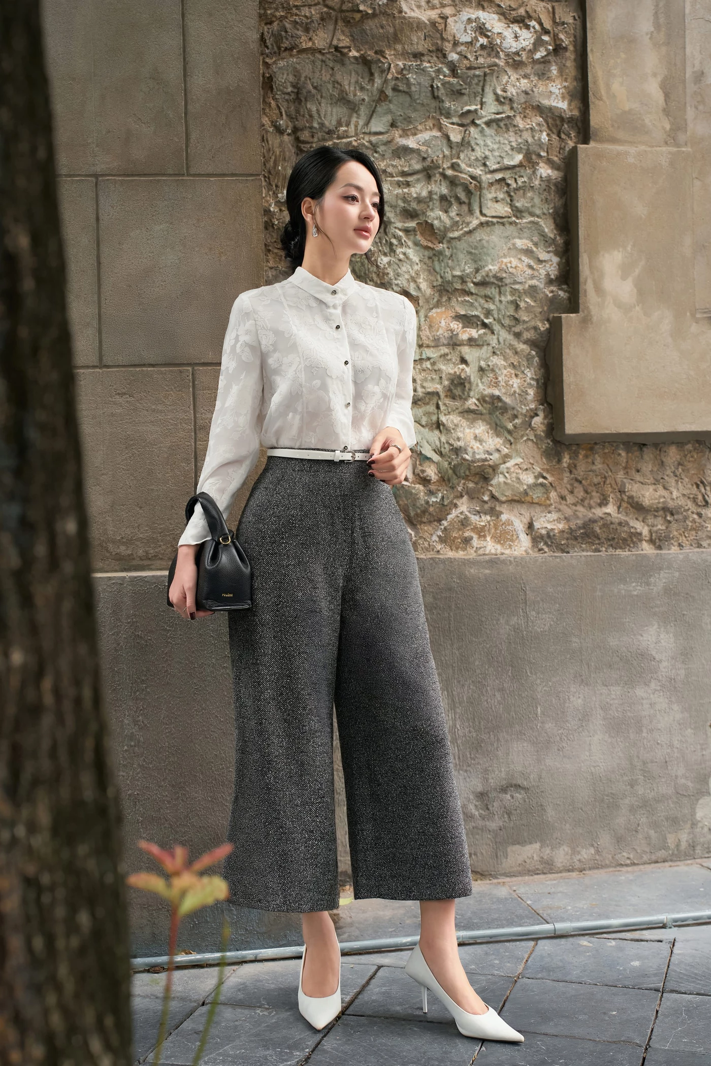 Quần dạ lửng ống suông