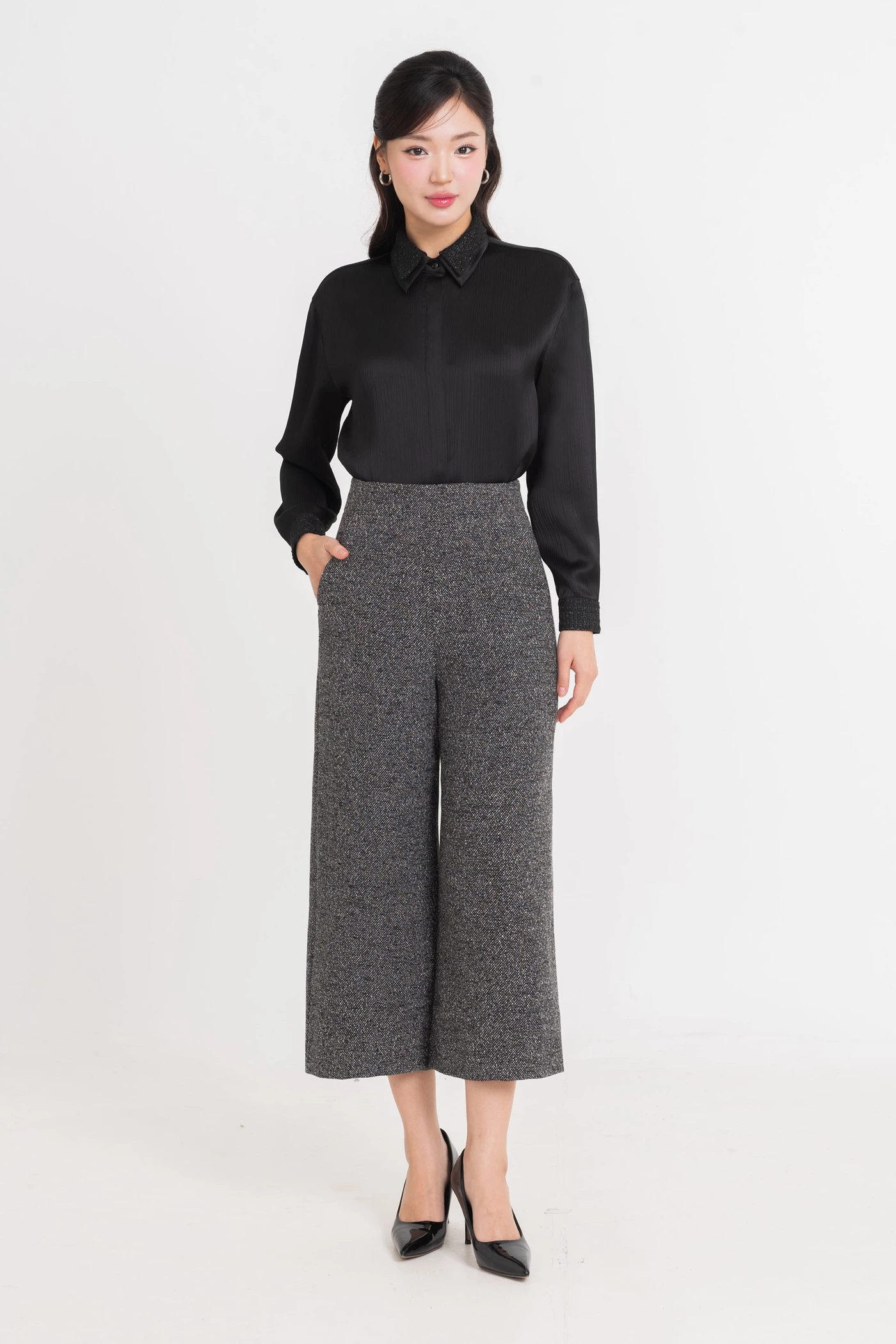 Quần dạ lửng ống suông