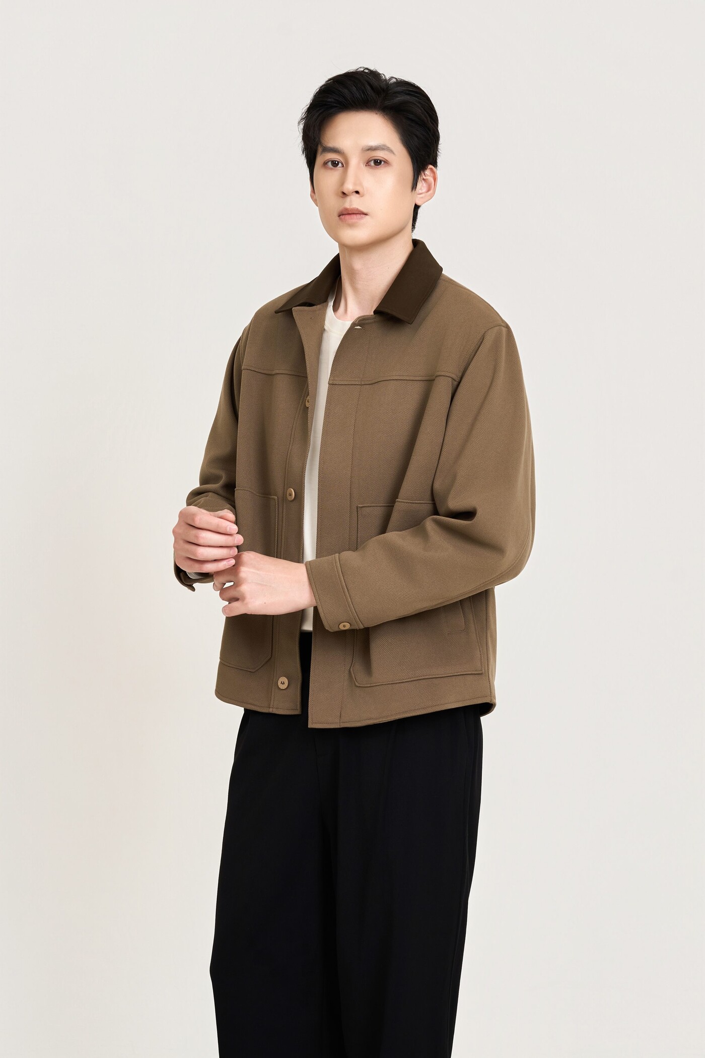 Áo khoác brown Minimal