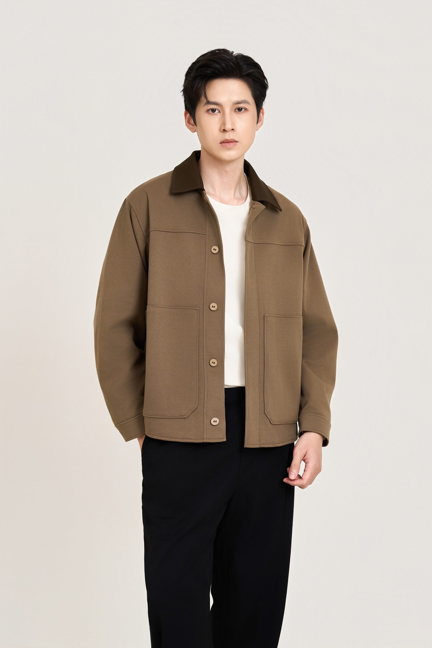 Áo khoác brown Minimal