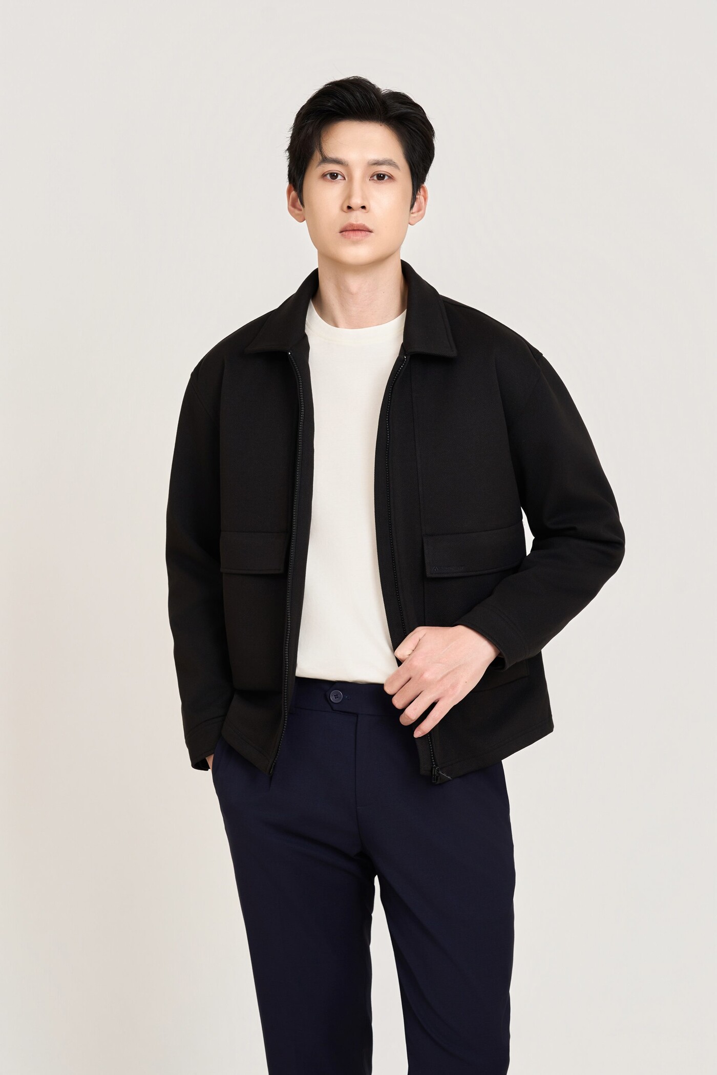 Áo khoác dạ black Bro