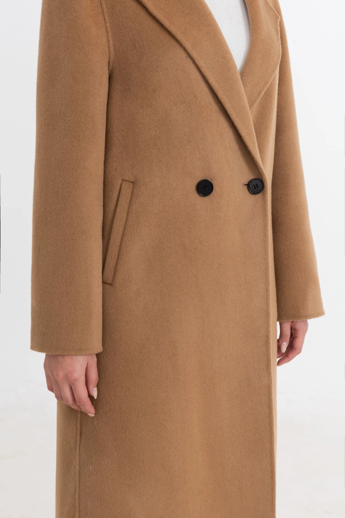Áo dạ lông cừu Wool Luxe Coat