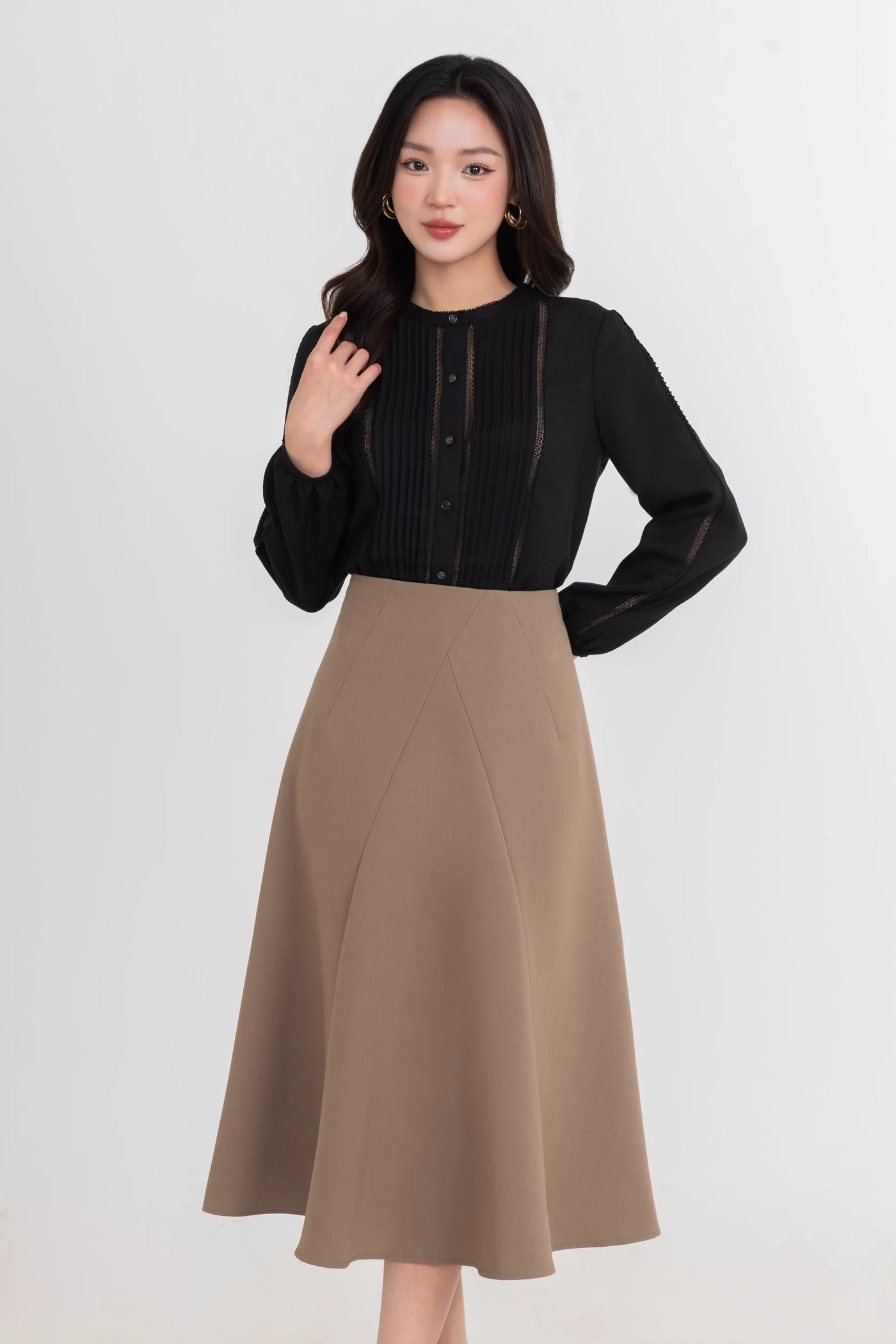 Chân váy xếp ly Tuytsi