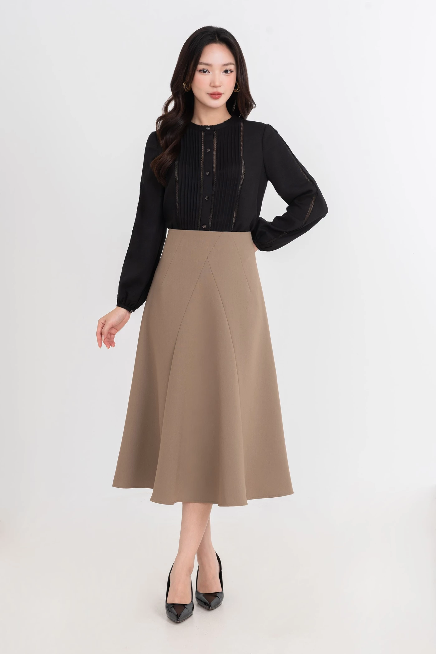 Chân váy xếp ly Tuytsi