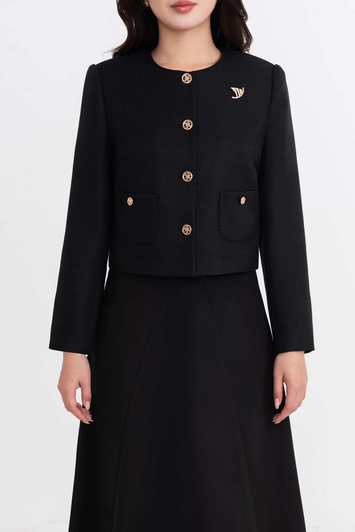 Áo vest Tweed Grace Charm