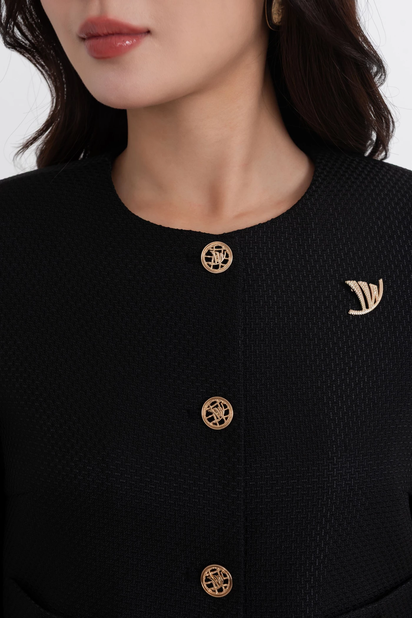 Áo vest Tweed Grace Charm