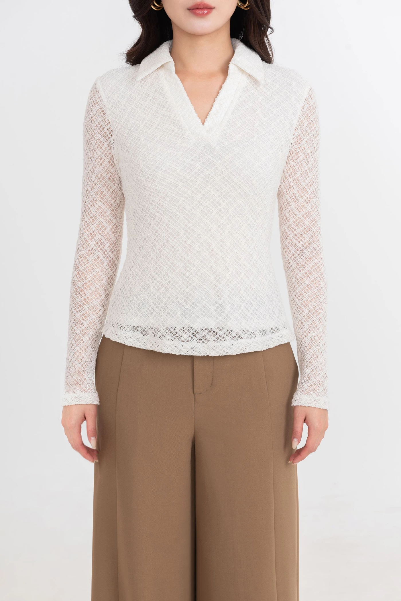 Áo thun ren Elise Grace