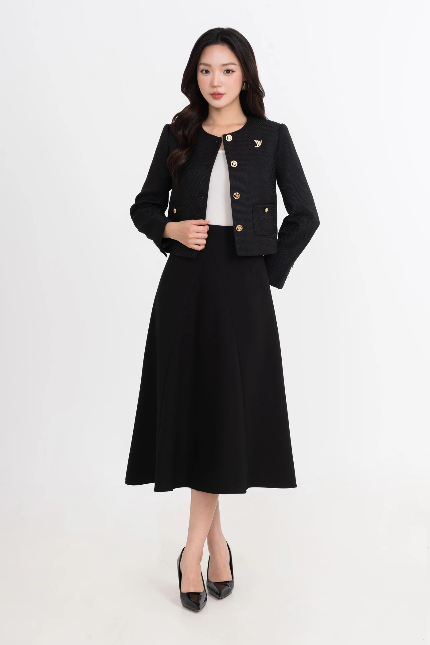 Chân váy xếp ly Tuytsi