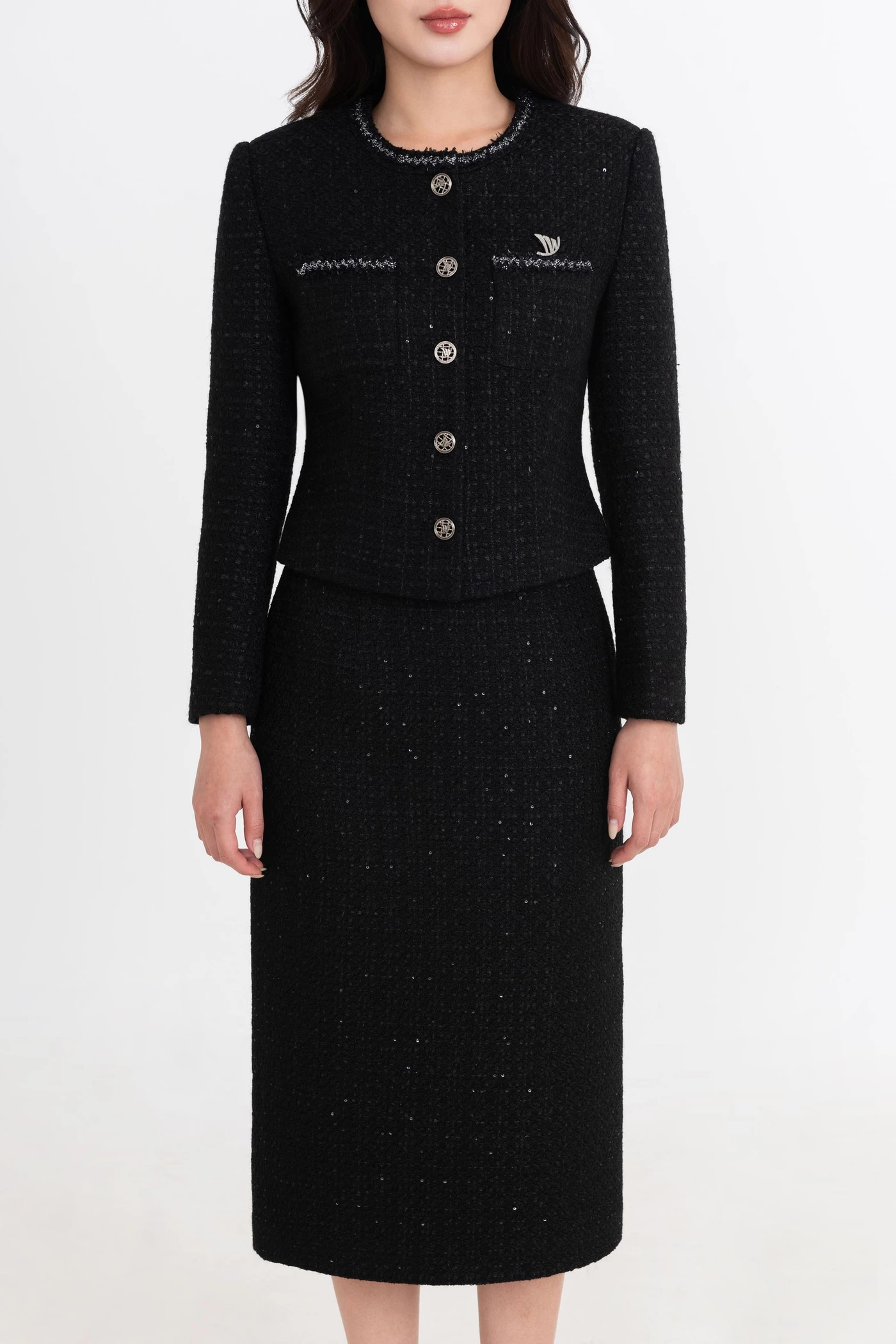 Chân váy Tweed Parisienne