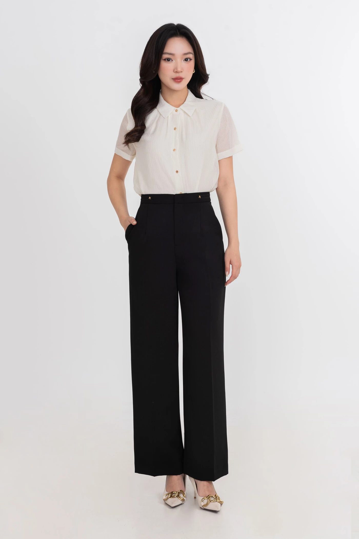 Quần suông trơn Tailored