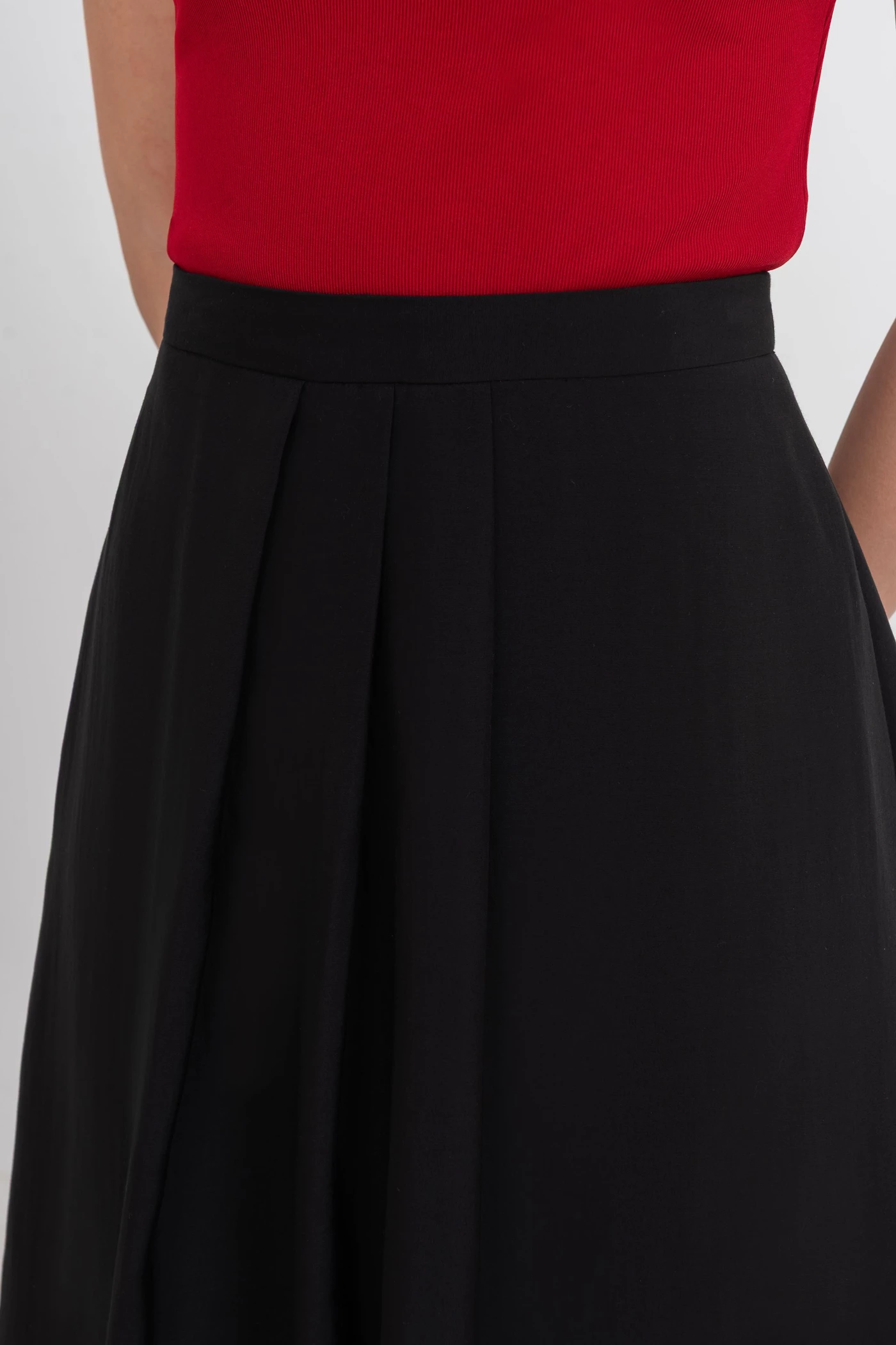 Chân váy lụa xòe 2 lớp