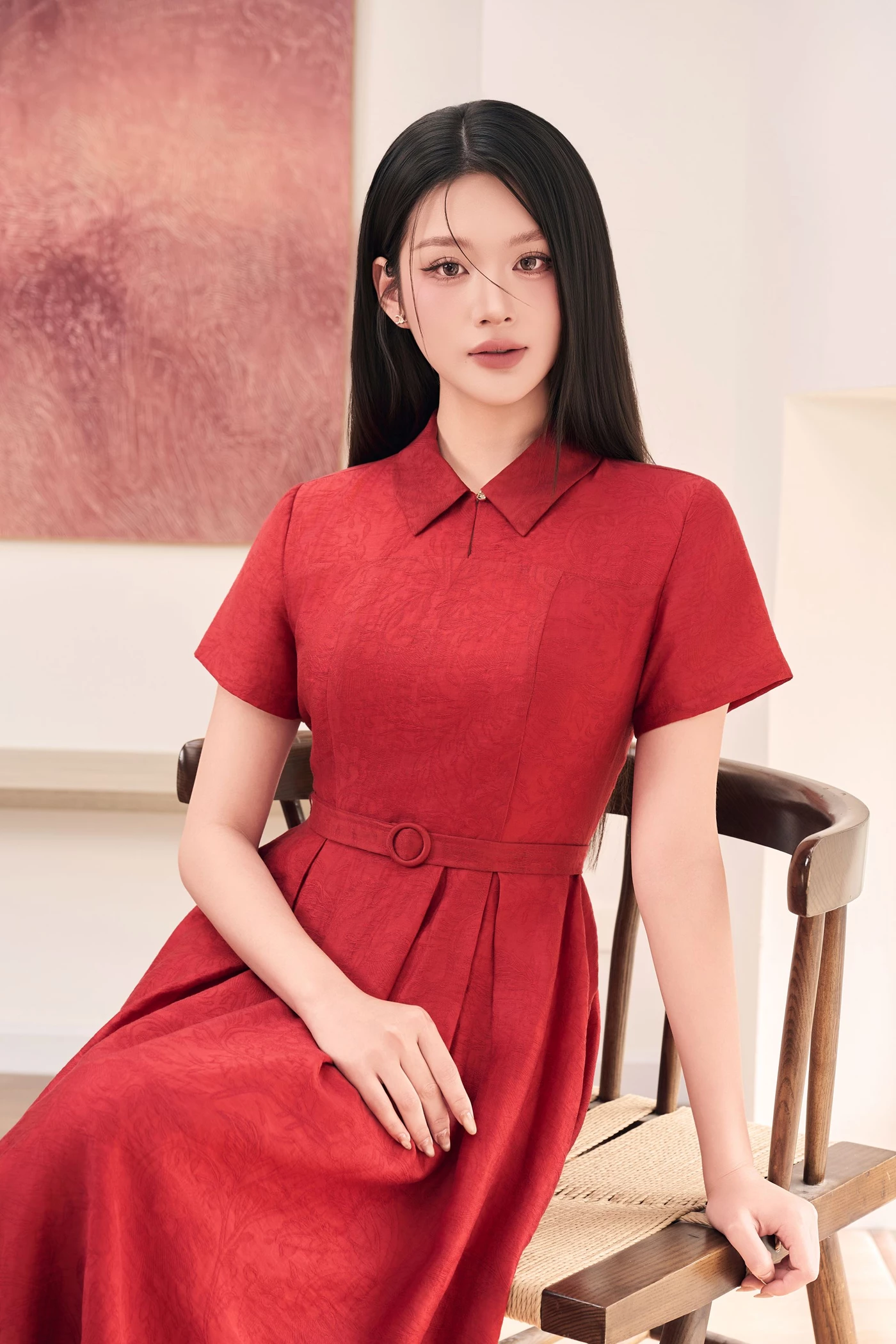 Uban Passion Dress - Đầm lụa cổ đức