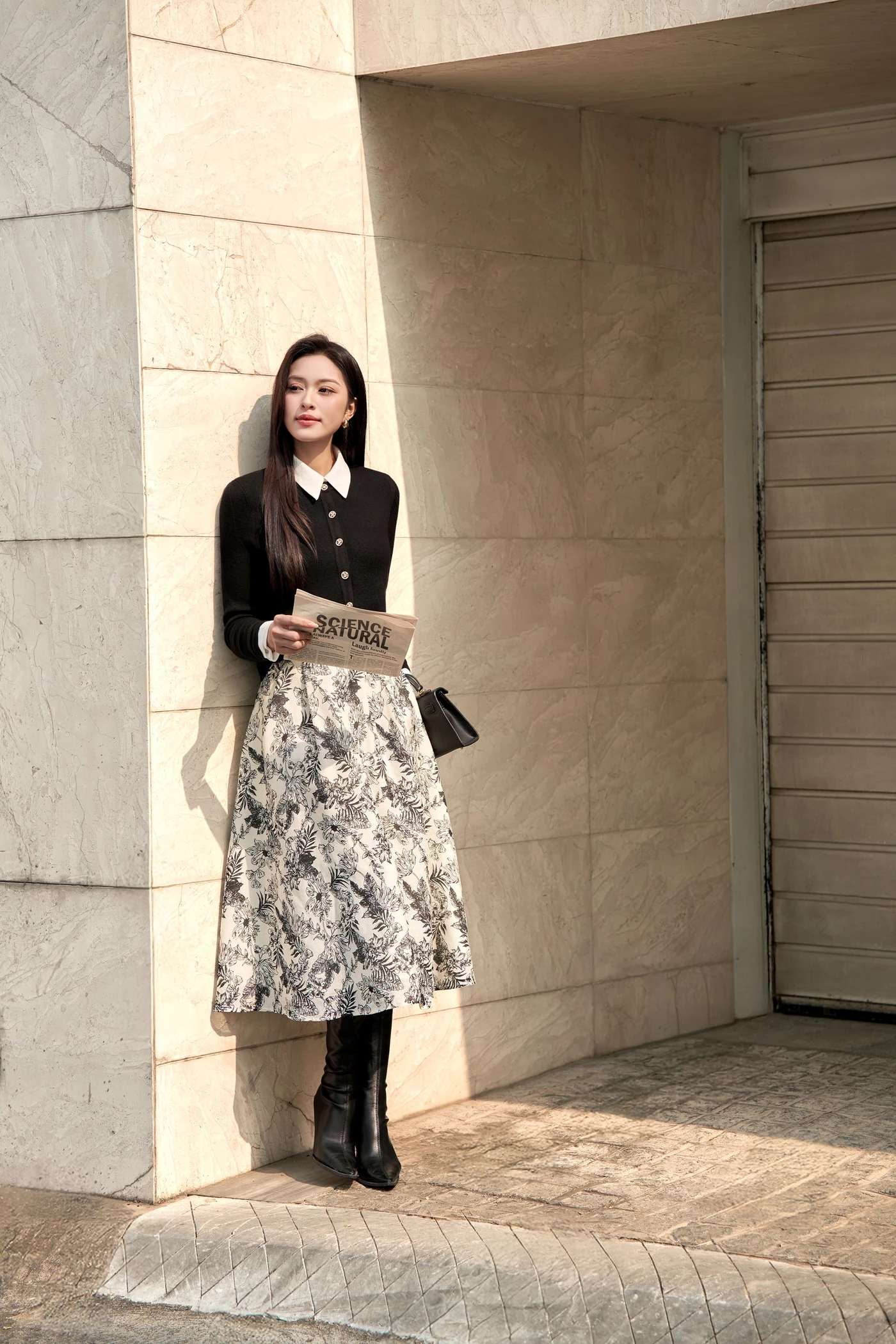 Áo khoác len Ôm cơ bản