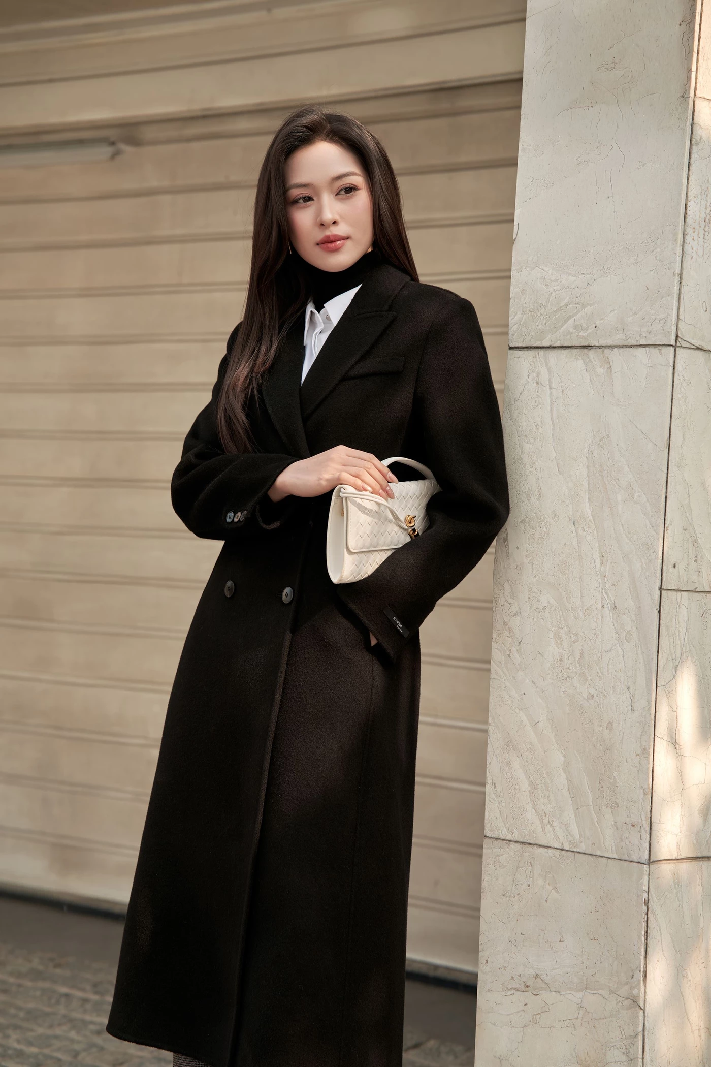 Áo dạ lông cừu Wool Ladie Coat